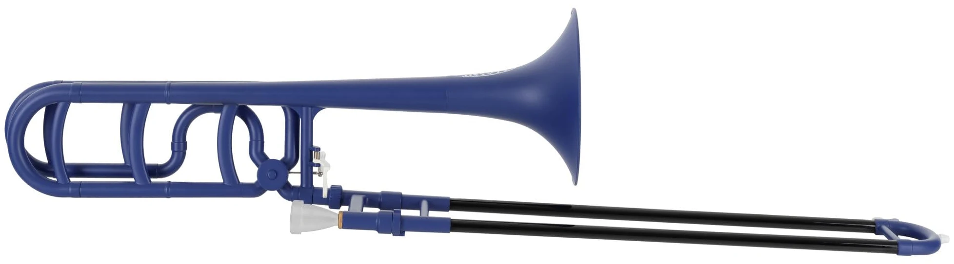Classic Cantabile MardiBrass Trombone Quart in ABS Plastica - Accordatura Bb/F - Coulisse in fibra di vetro - Leggera 850g - Foratura: 13,9 mm - Inclusi bocchino e custodia morbida - opaco blu