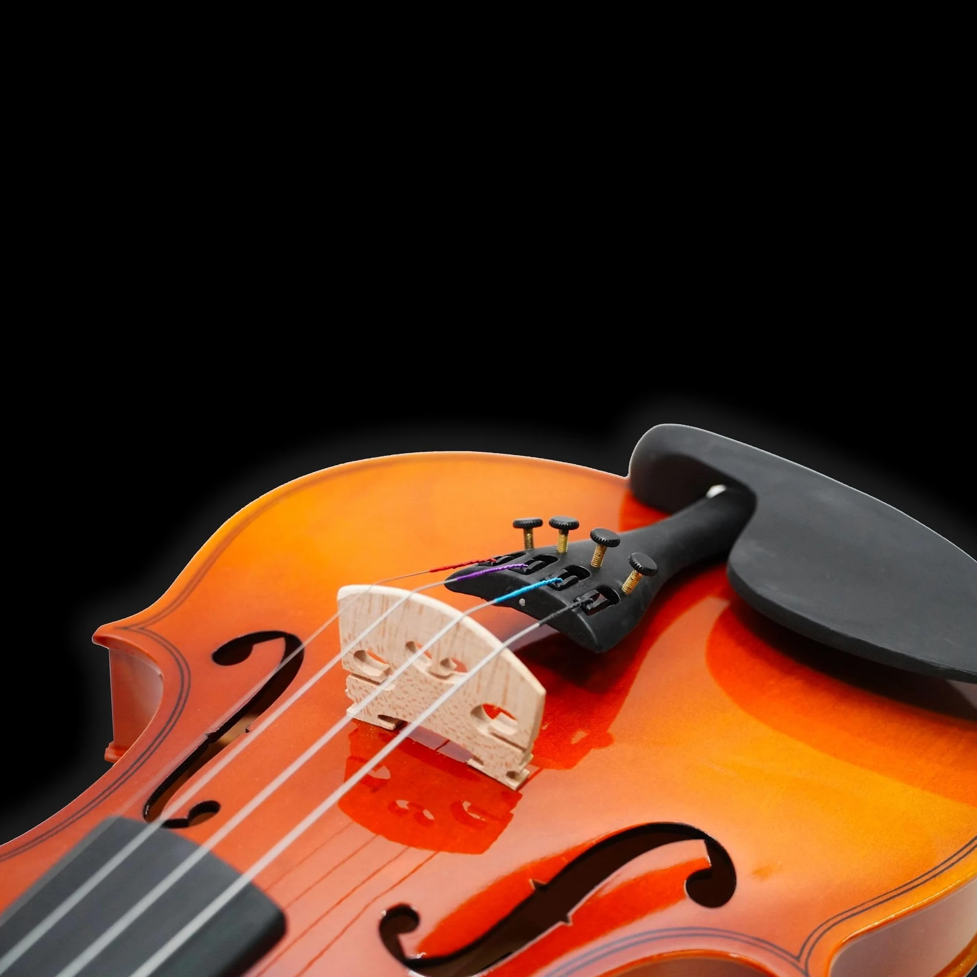 Set Completo Violino 3/4 con Archetto, Custodia, Spalliera, Corde di Ricambio e Accordatore - Ideale per lo Studio e Uso Scolastico