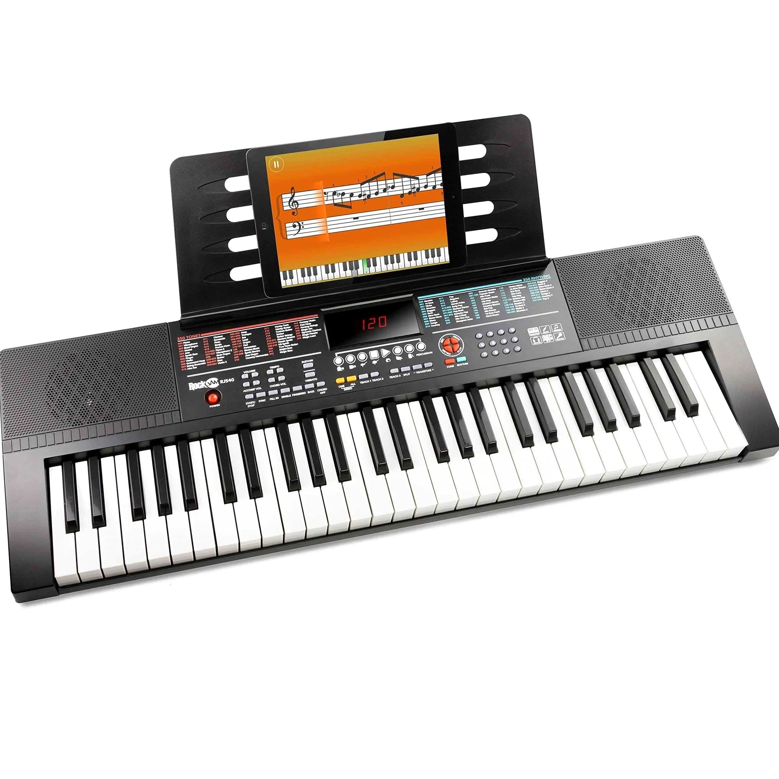 Pianoforte con tastiera LED a 54 tasti