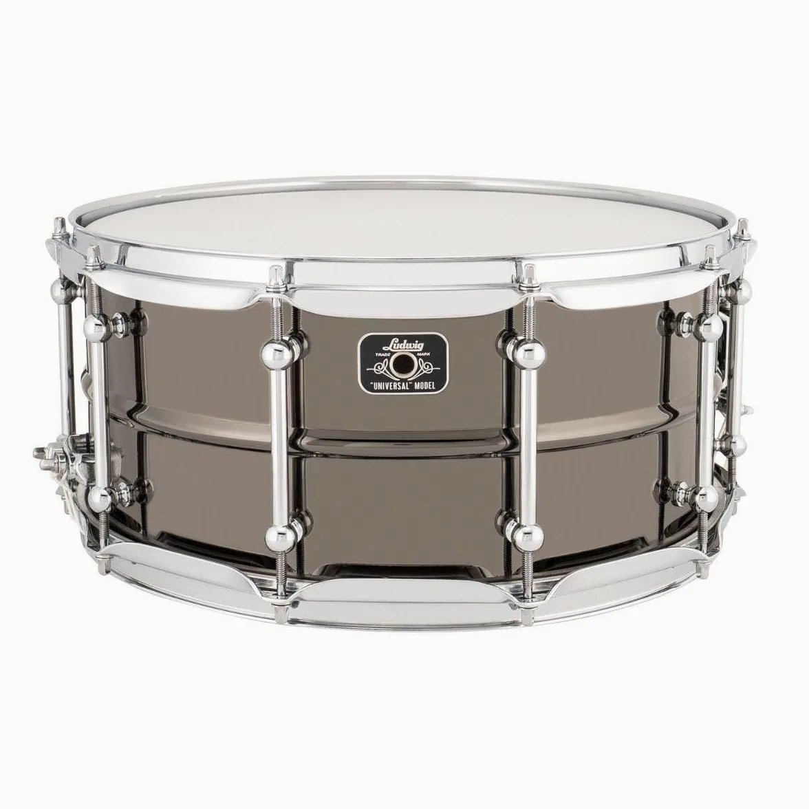 Ludwig Rullante universale in ottone, 16,5 x 35,6 cm, hardware cromato (LU6514C)