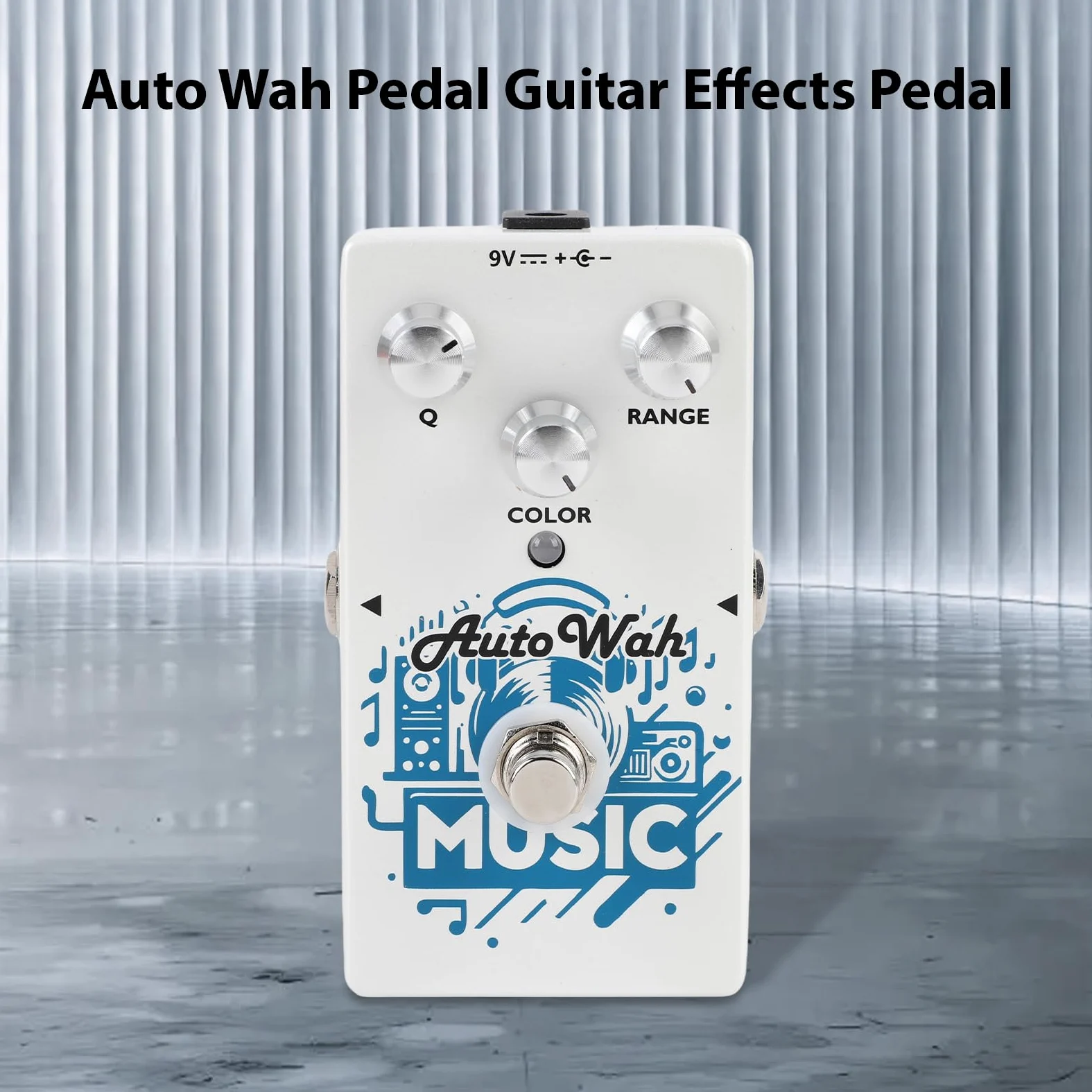 Walmeck Pedalata di Auto Wah per Chitarra Elettrica, Design Classico con Registrazione Ad Anello, Controllo a 3 Knob, Stile Funk, Performance Teatrale, Iconico Stile degli Anni '70