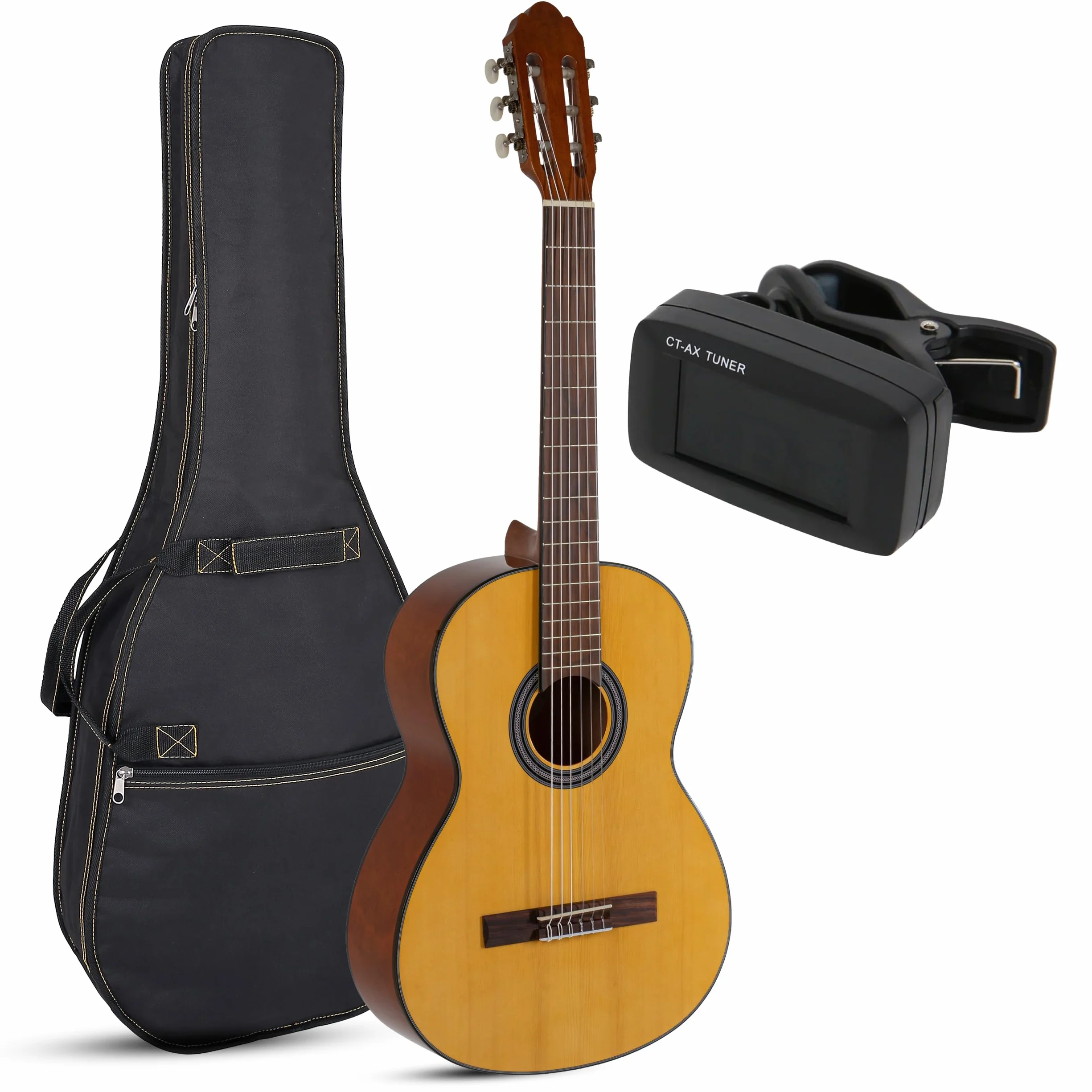 GEWA chitarre da concerto per studenti 3/4 con borsa e accordatore, per la scuola di musica, starter set