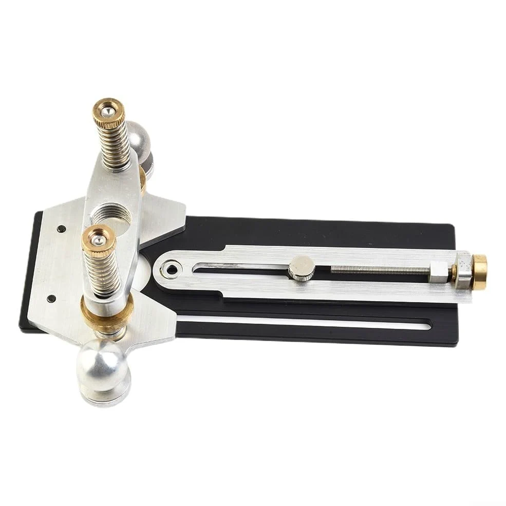 Heavy Duty Guitar Sound Hole Router Jig per lavori di precisione, strumento di taglio circolare per costruzione di chitarra acustica, dispositivo di instradamento in metallo per negozi di liutai