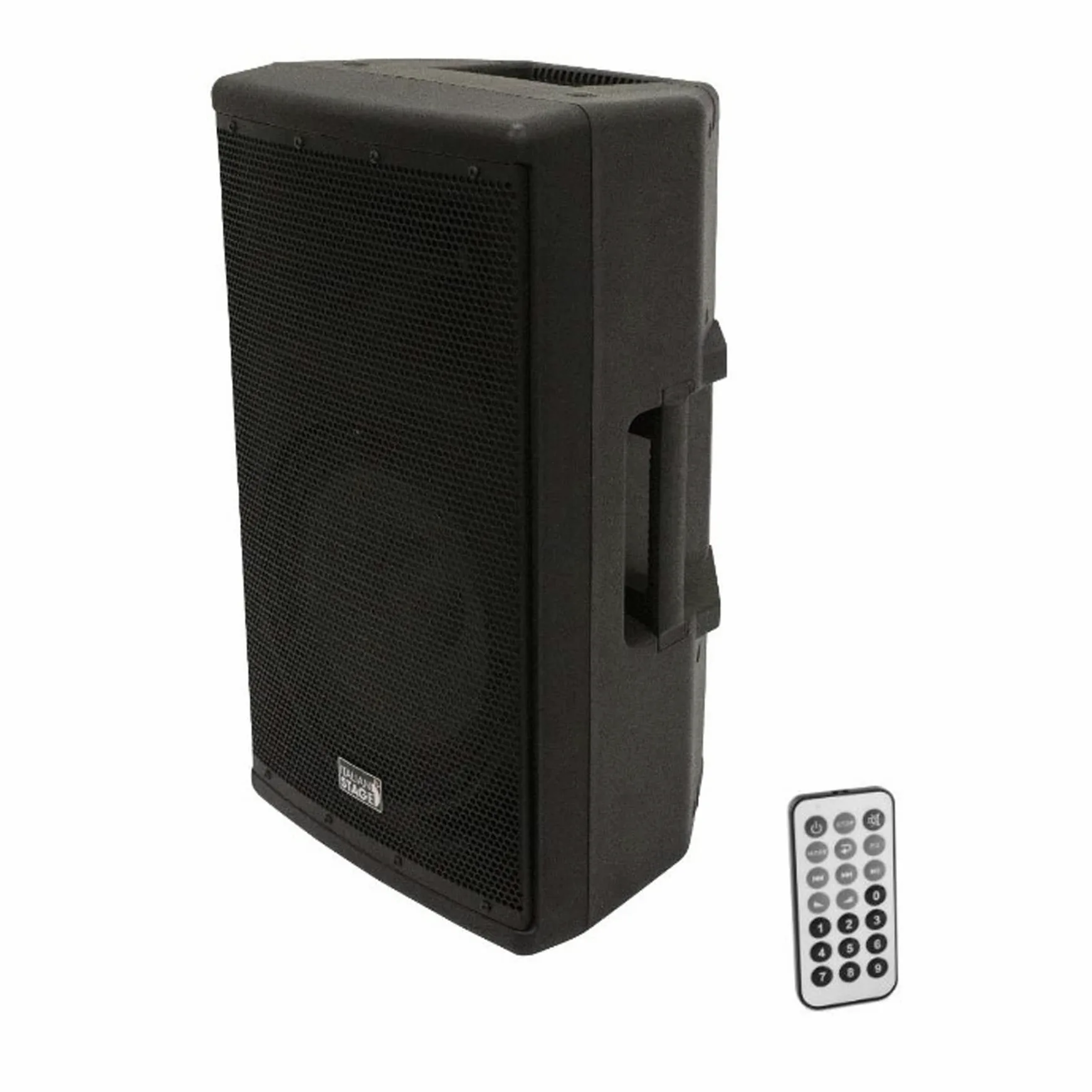 PROEL Italian Stage IS X212AUB - Diffusore Cassa Attiva bi-amplificata da 12" e da 800w di picco, con modulo Bluetooth multiplayer, Nero