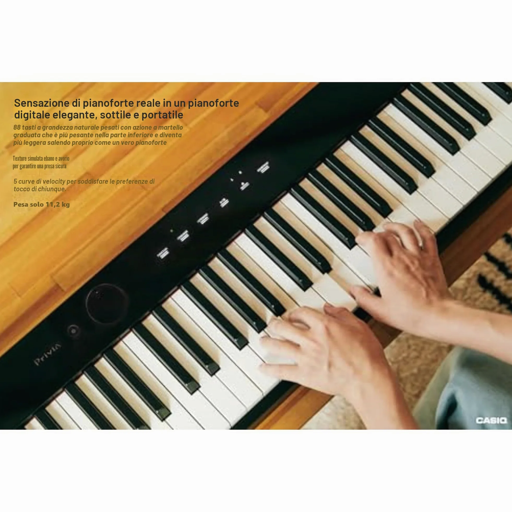 Casio, 88-Key Digital Pianos-Stage (PX-S1100BK)