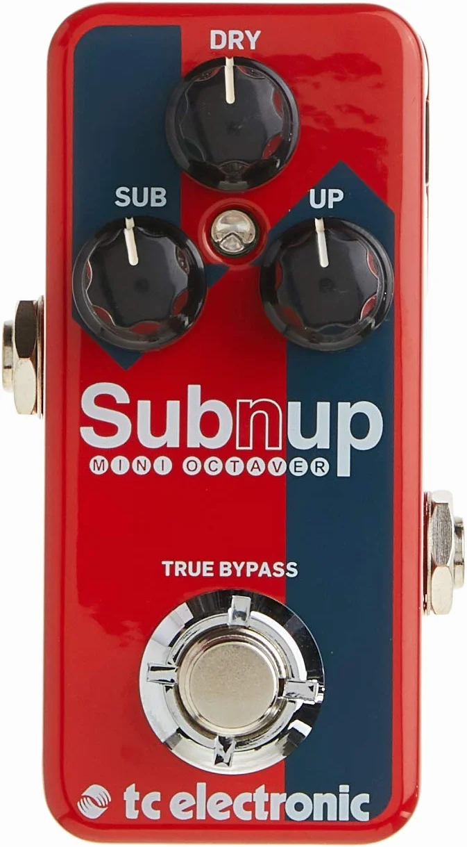 TC Electronic SUB N UP MINI OCTAVER Versione compatta del popolari Sub N Up Octaver con Advanced Polyponic Octave Engine e tecnologia TonePrint-Enabled per effetti personalizzati facili