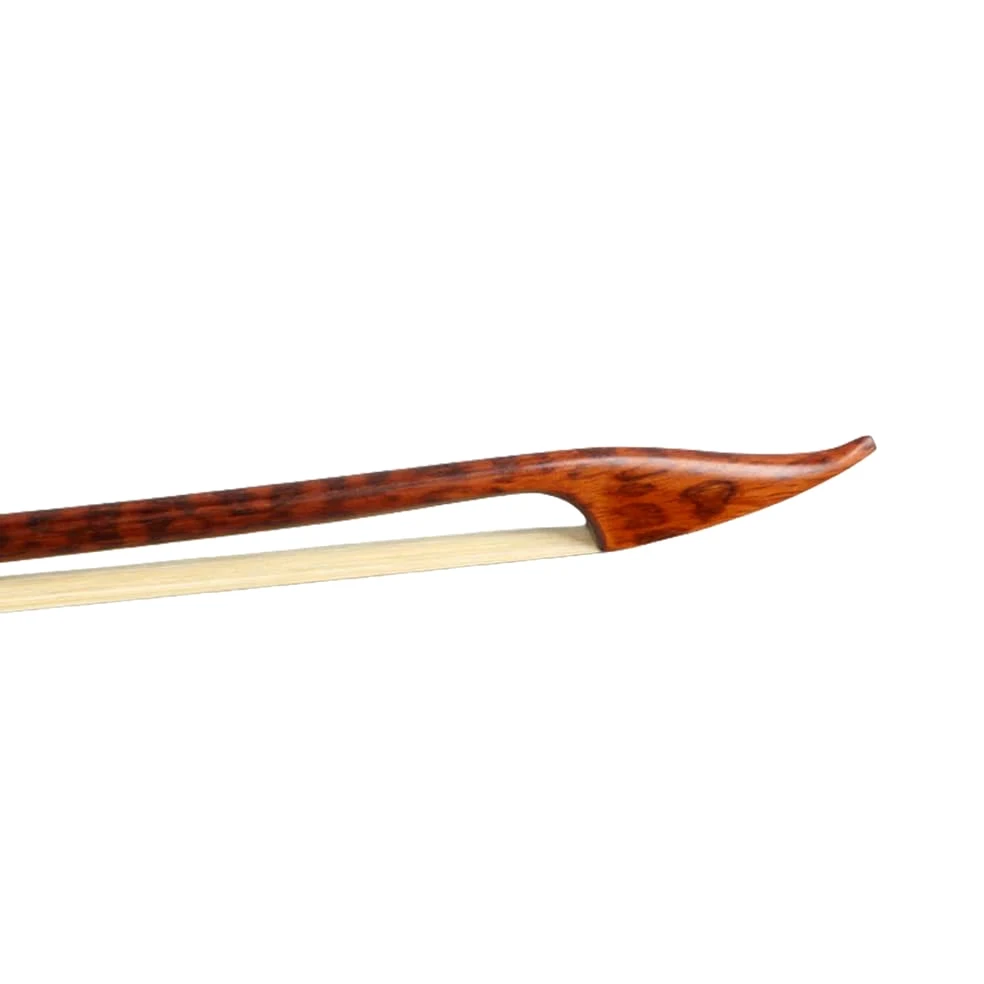 Yinfente - Archetto per violino 4/4 in legno di serpente, stile barocco, legno esterno, arco naturale, pelo di cavallo, equilibrio