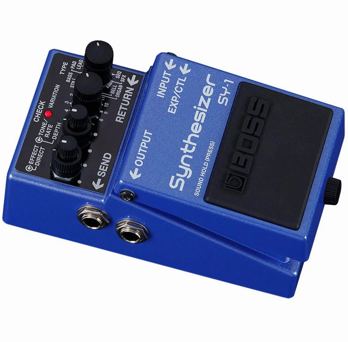 Boss SY-1 - Dispositivo effetto sintetizzatore per chitarra e basso + alimentatore keepdrum