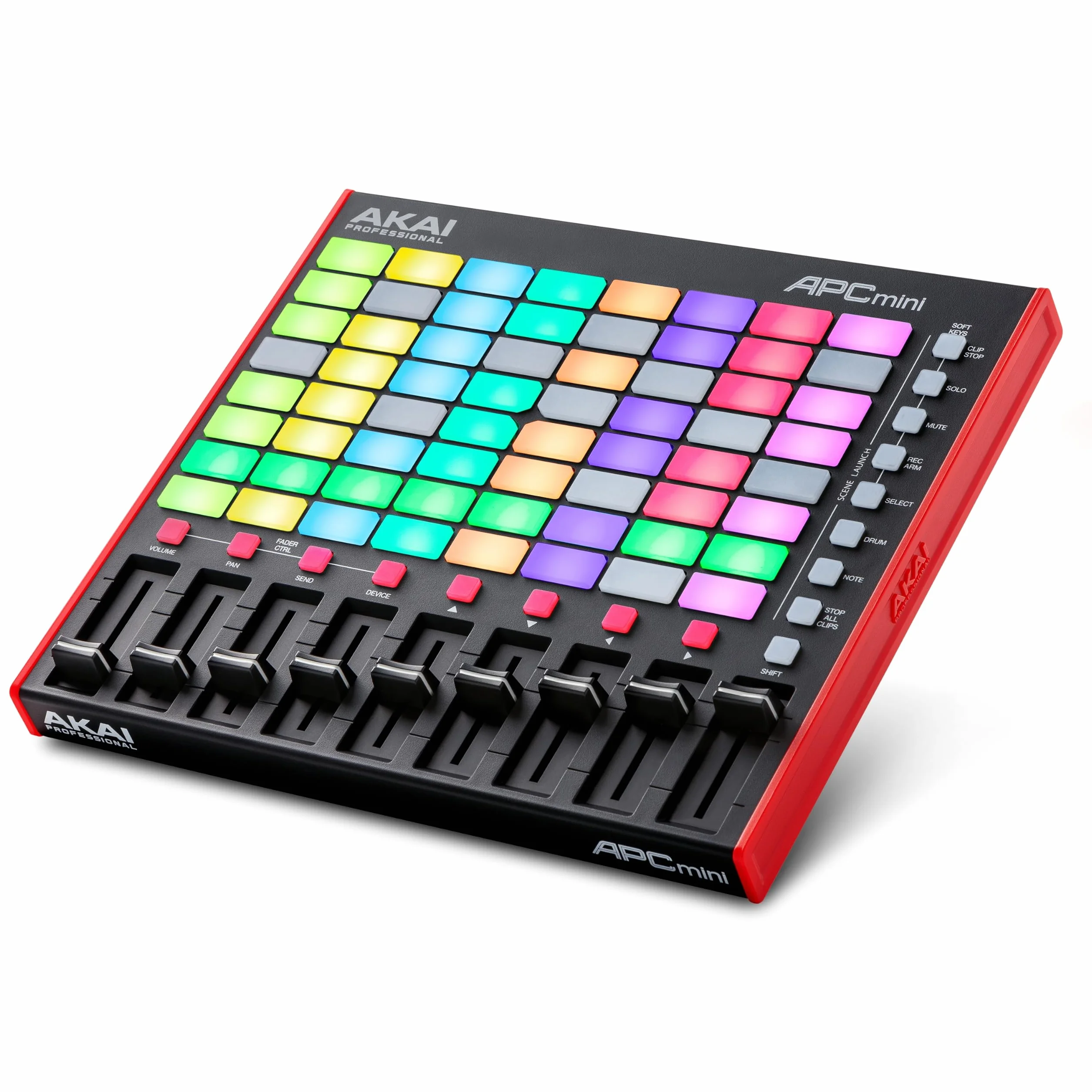 Akai Professional APC Mini MK2 - Controller MIDI USB con 64 Pad RGB per Lancio Delle Clip con Ableton Live Lite, Modalità Drum e Note e Mixer MIDI
