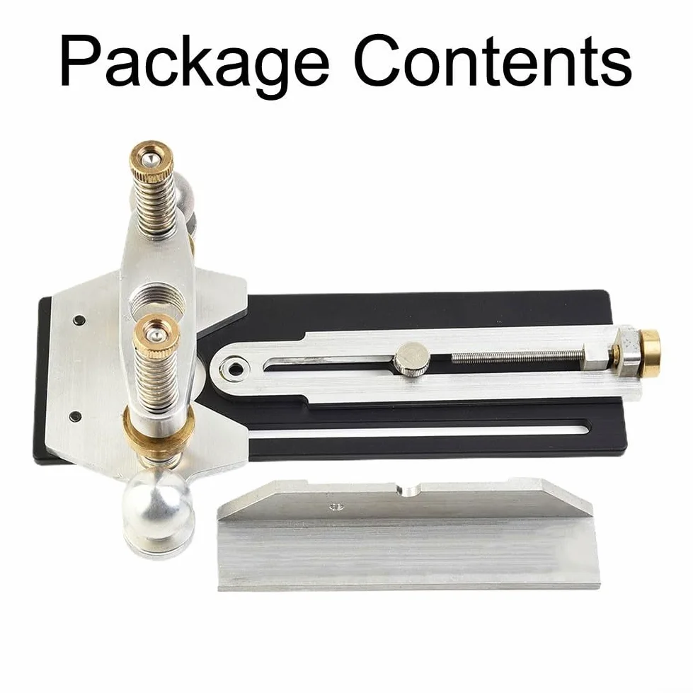 Heavy Duty Guitar Sound Hole Router Jig per lavori di precisione, strumento di taglio circolare per costruzione di chitarra acustica, dispositivo di instradamento in metallo per negozi di liutai