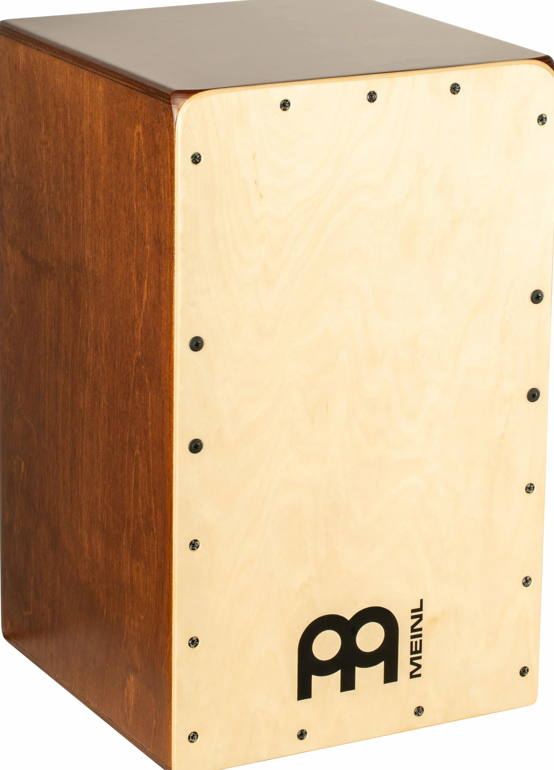 Meinl Percussion Snarecraft Cajon Instrument - Grande Drum Box con 2 Cordiere - Superficie di Suono Betulla del Baltico (SC100AB-B)