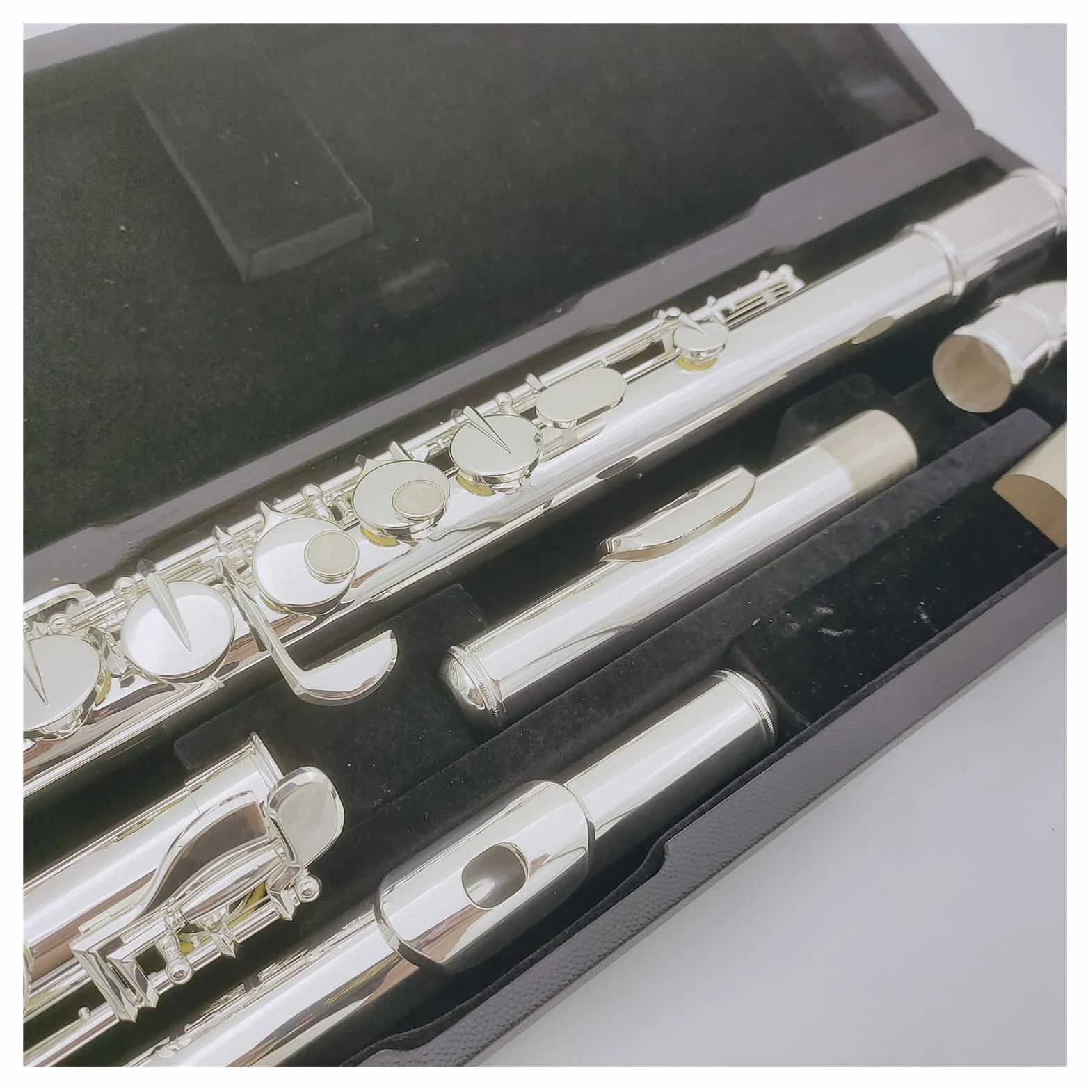 Alto Flute G Tune 16 Tasti Chiusi per Foro Sliver Placcato Strumento Musicale Professionale con Custodia Flauto
