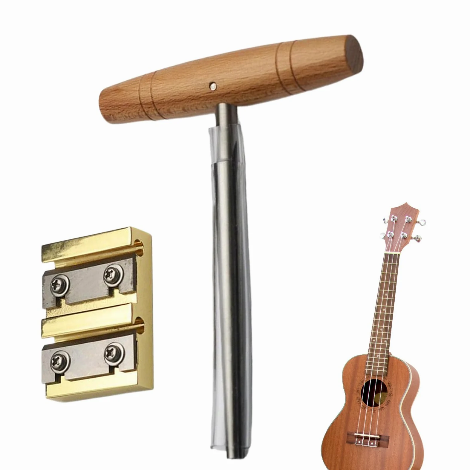 Alesatore Manuale Utensile Liuteria Violino Manico Legno | Conicità 1 26 Standard Riparazione Strumenti Musicali Per Liutaio Basso Viola Chitarra