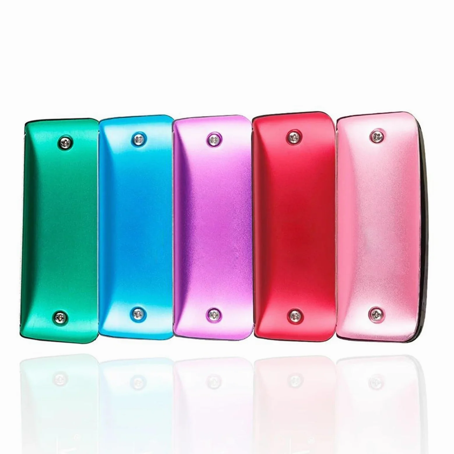 Armonica a 7 fori tono C Strumento a fiato Arpa diatonica Pop Blues Rock Folk Organetto a bocca(Pink)