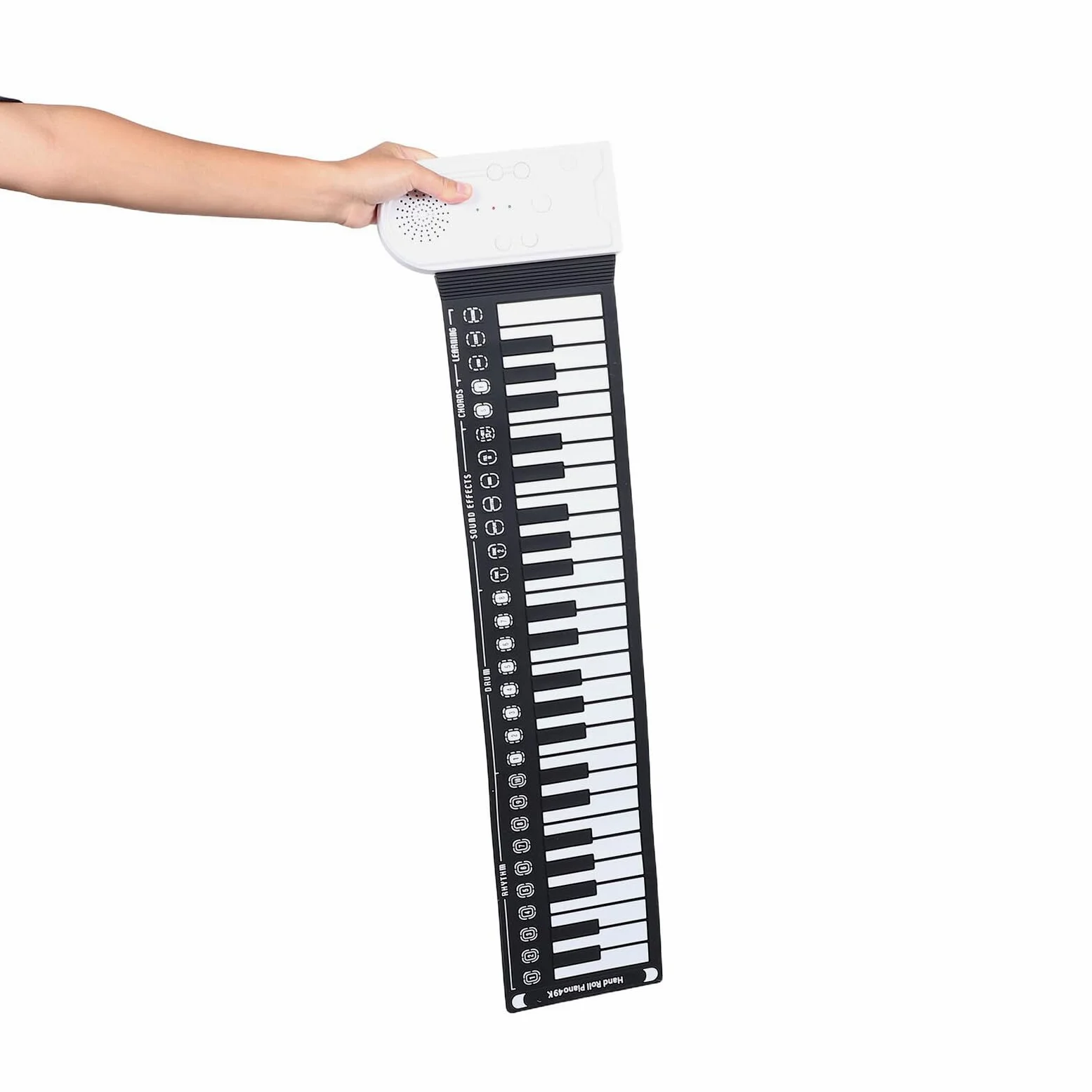 ULTECHNOVO Tastiera Musicale Tasti Arrotolabile in Silicone Tastiera Portatile per Principianti per Viaggi e Lezioni Musicali