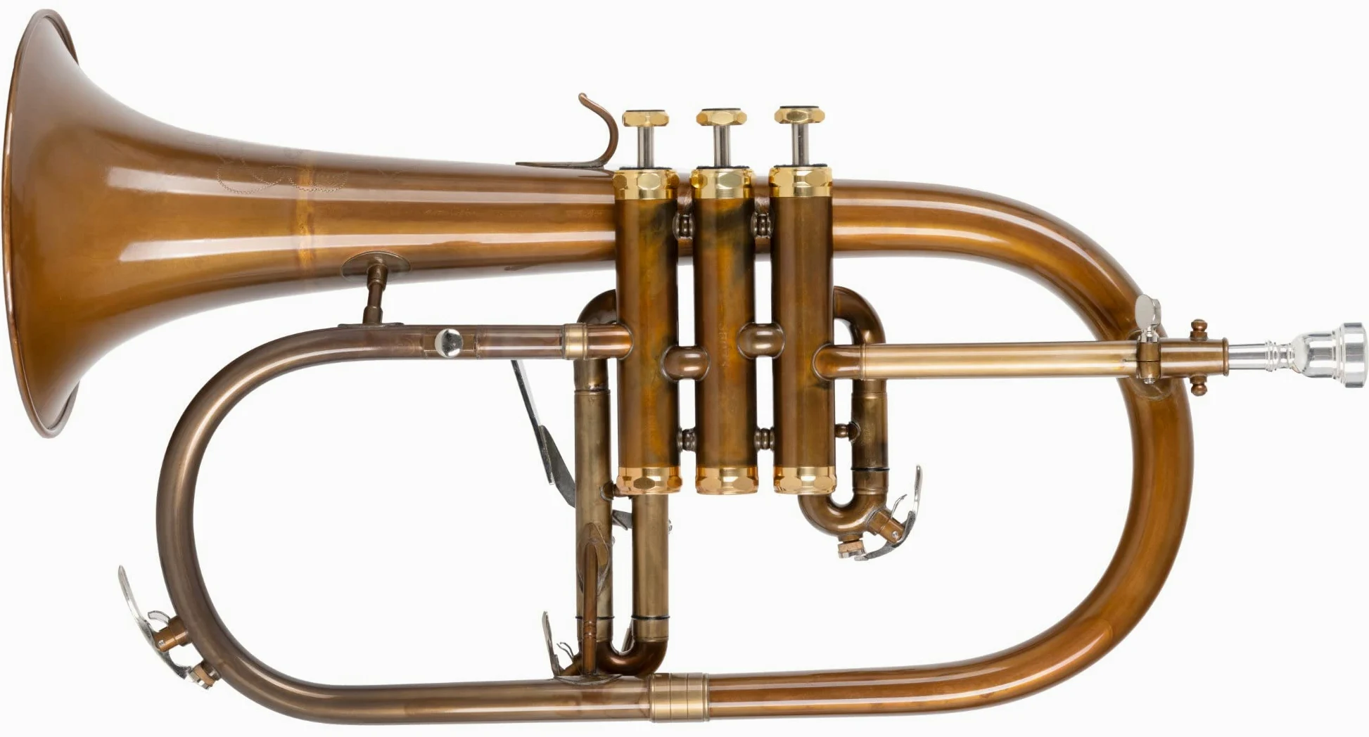 FH-60GV Flicorno - in bronzo fosforoso - accordatura: Bb - diametro campana: 152 mm - con custodia leggera - trattato con acido e verniciato trasparente
