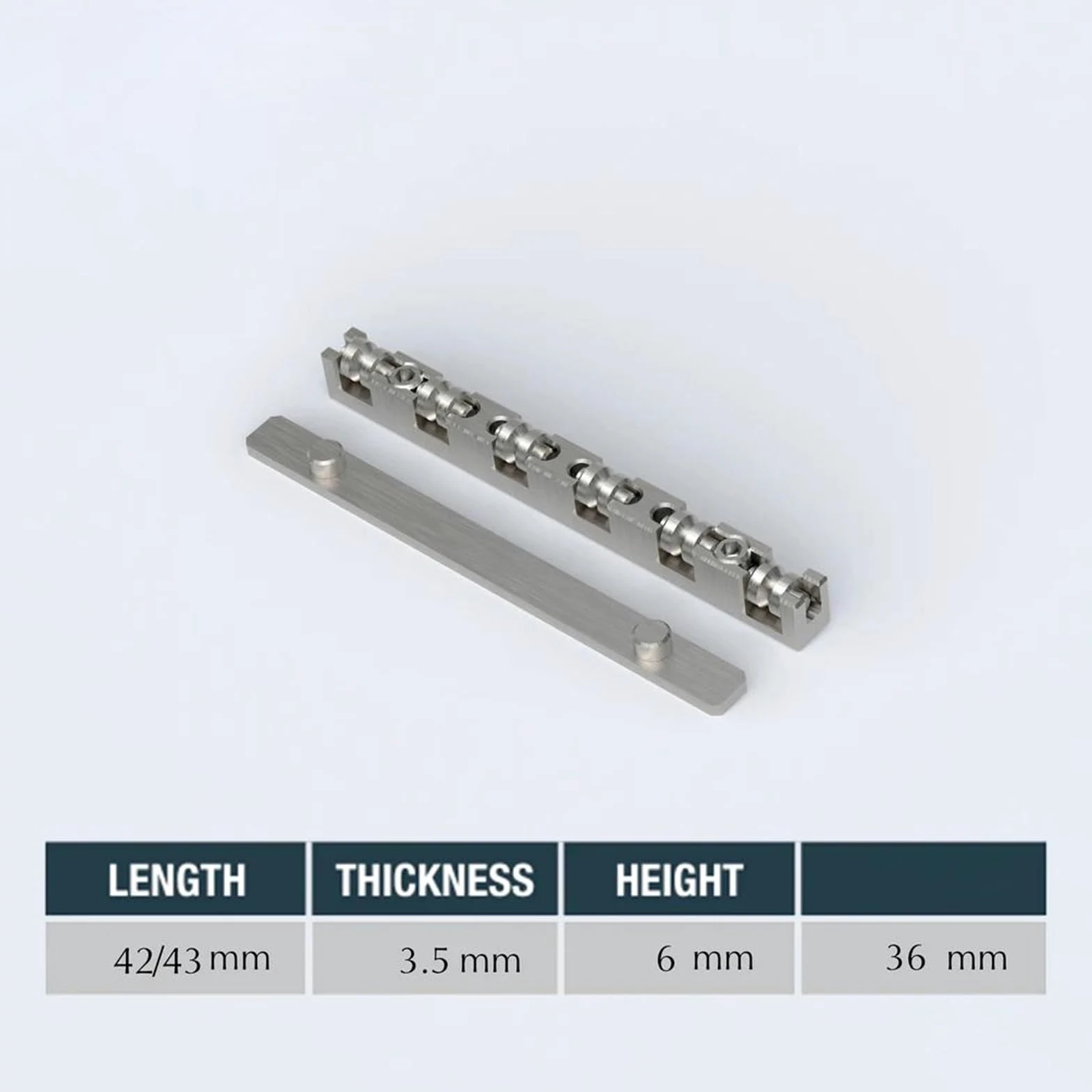 Professionale Dado Chitarra Dado A Sfera Per Chitarra In Lega Di Titanio Regolabile Altezza | L'alta densità e la bassa porosità garantiscono un tono accurato e un tono chiaro.(42MM)
