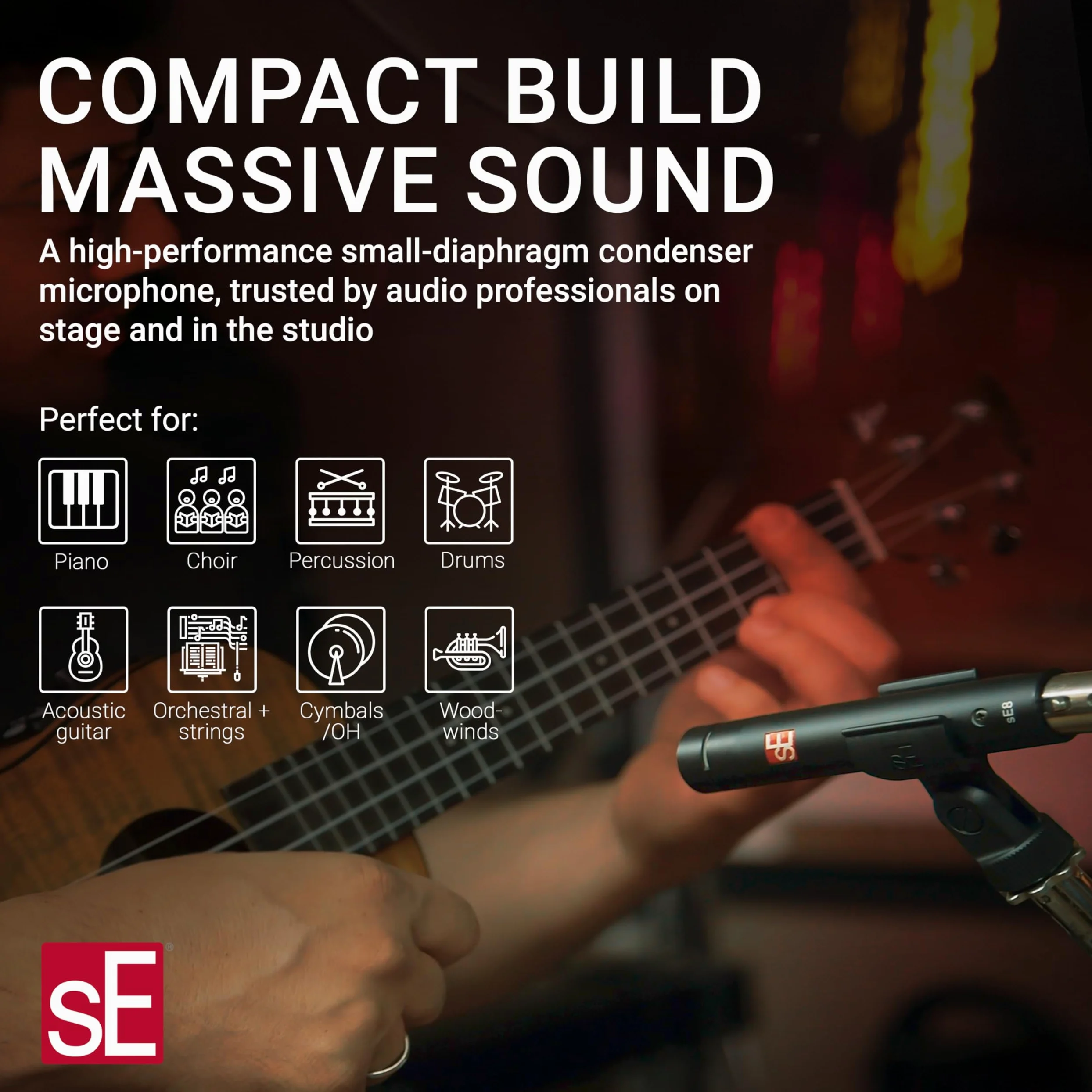 SE ELECTRONICS SE8 - Microfono a condensatore