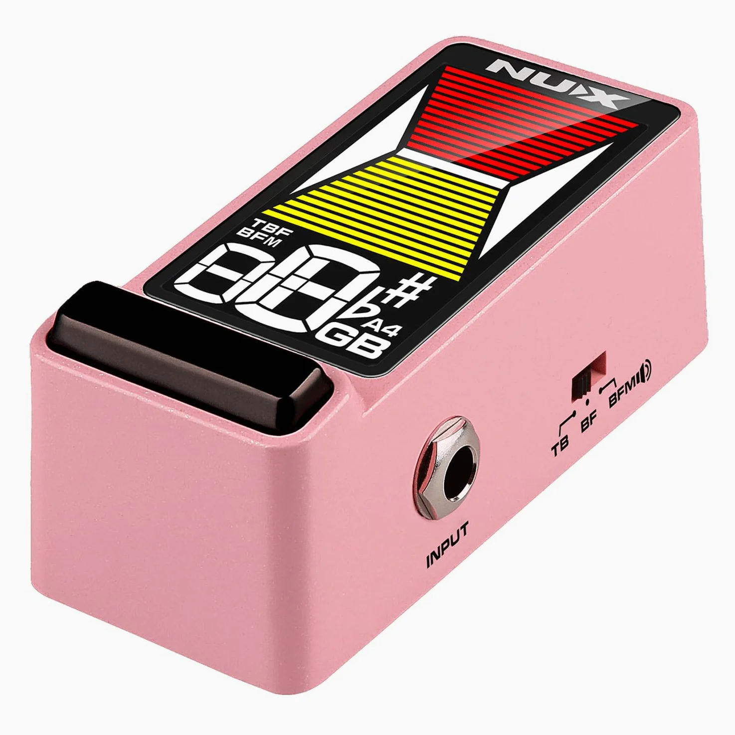 Nux NTU-3 MKII Flow Tune Pink Accordatore con alimentatore Keepdrum 9 V