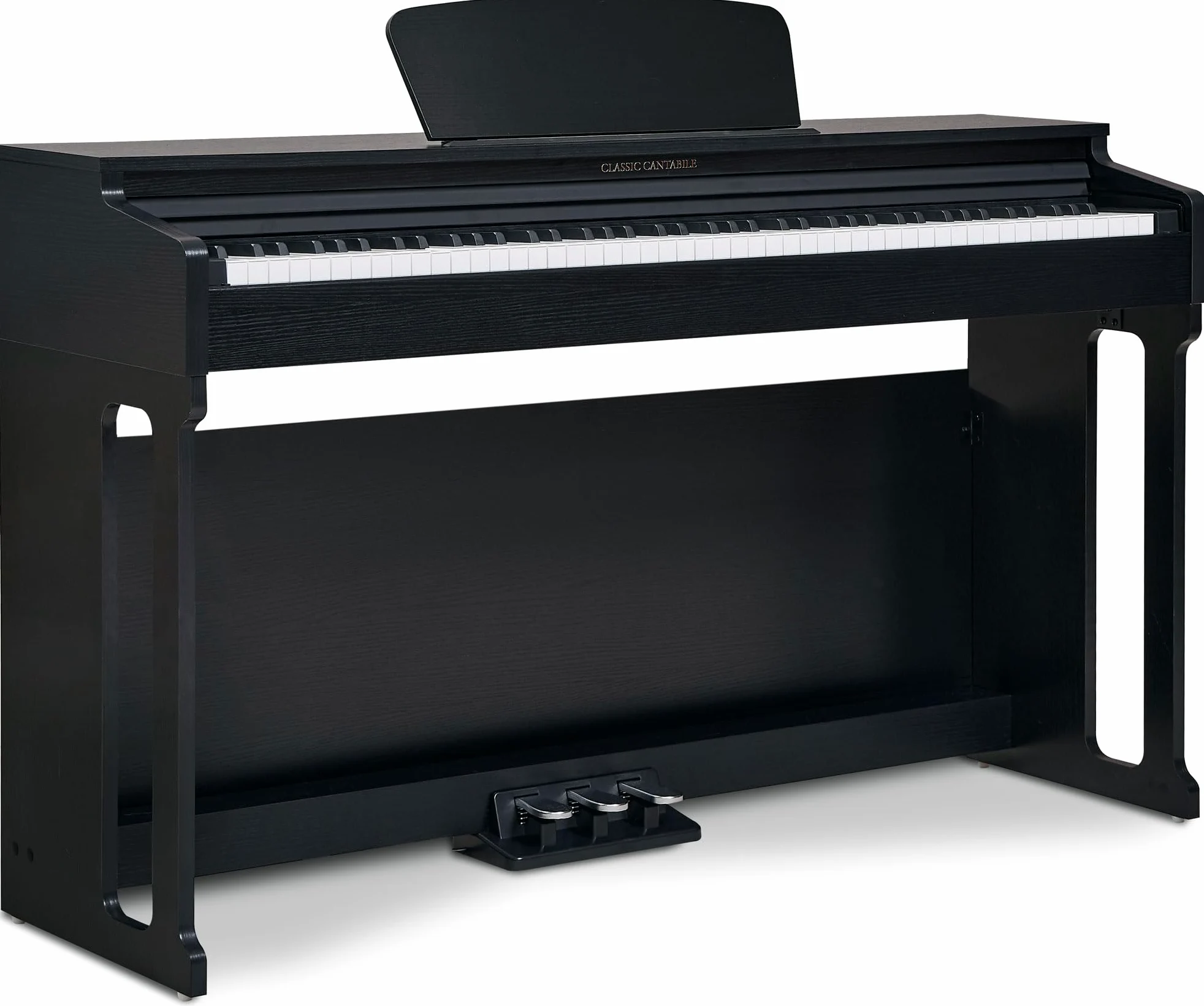 Classic Cantabile DP-220 SM E-Piano Nero Opaco, Polifonia a 64 voci | 88 tasti pesati con meccanica a martello, Dinamica di tocco regolabile su 5 livelli, 10 demo-song interni, 20 suoni, Soft