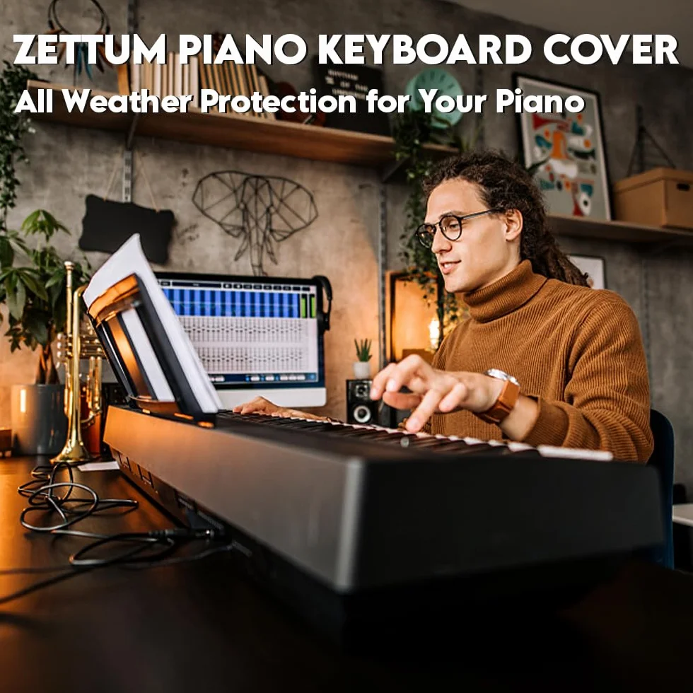 Zettum 88 copertura per pianoforte tastiera