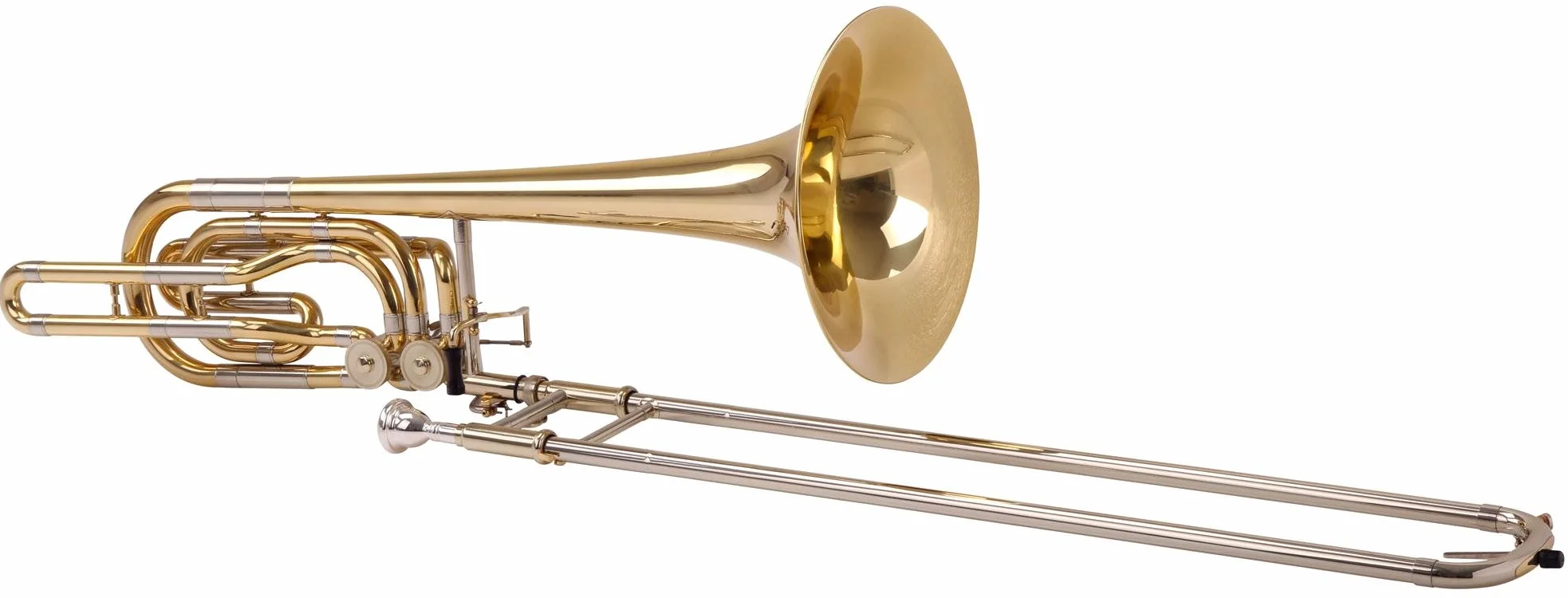 Classic Cantabile BP-60 Trombone Basso (2 valvole, valvola di quarta, valvola di quinta, bocchino, custodia/zaino)