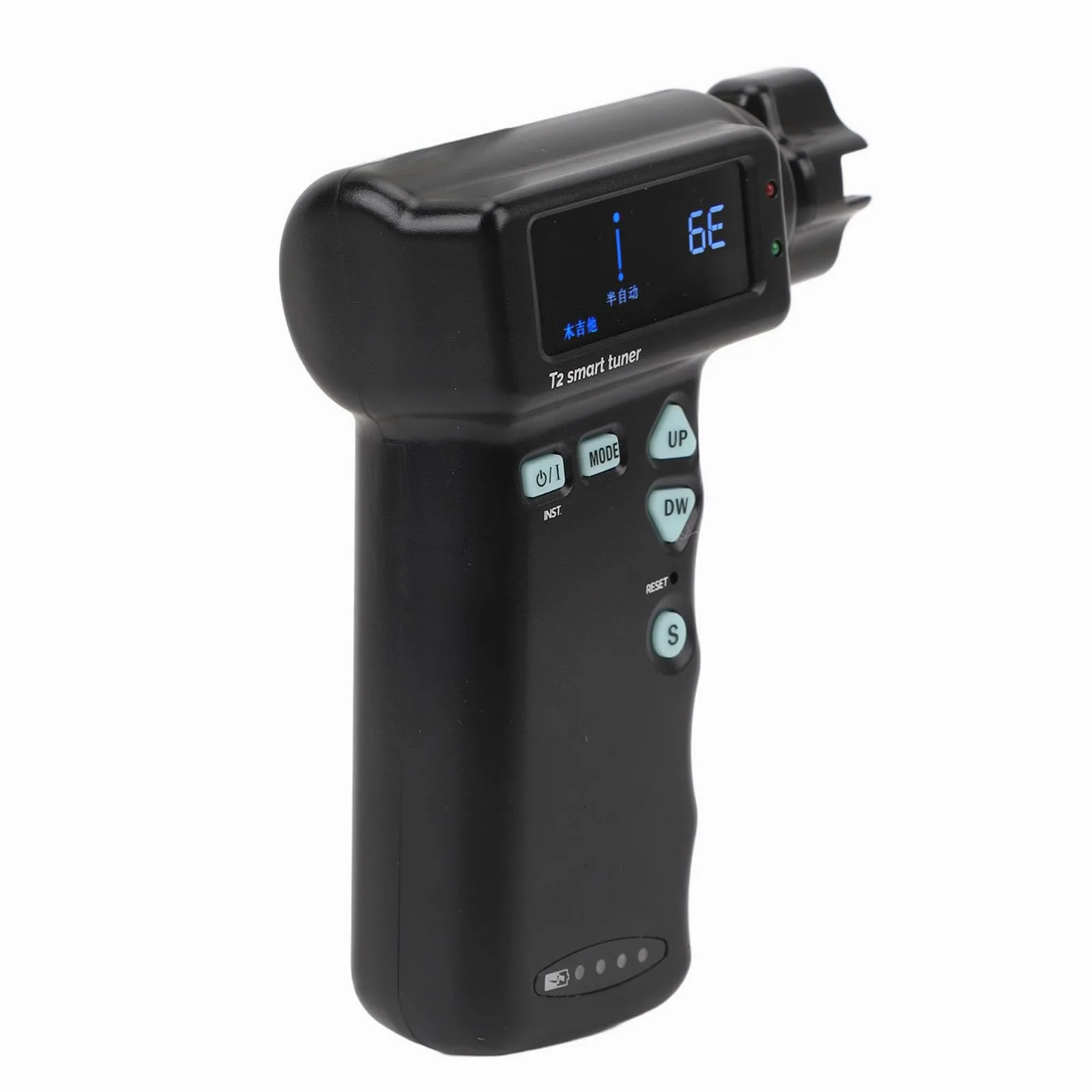 WALFRONT Accordatore per Chitarra Intelligente, Batteria Incorporata in ABS, Accordatura Accurata per Chitarre Acustiche Ed Elettriche