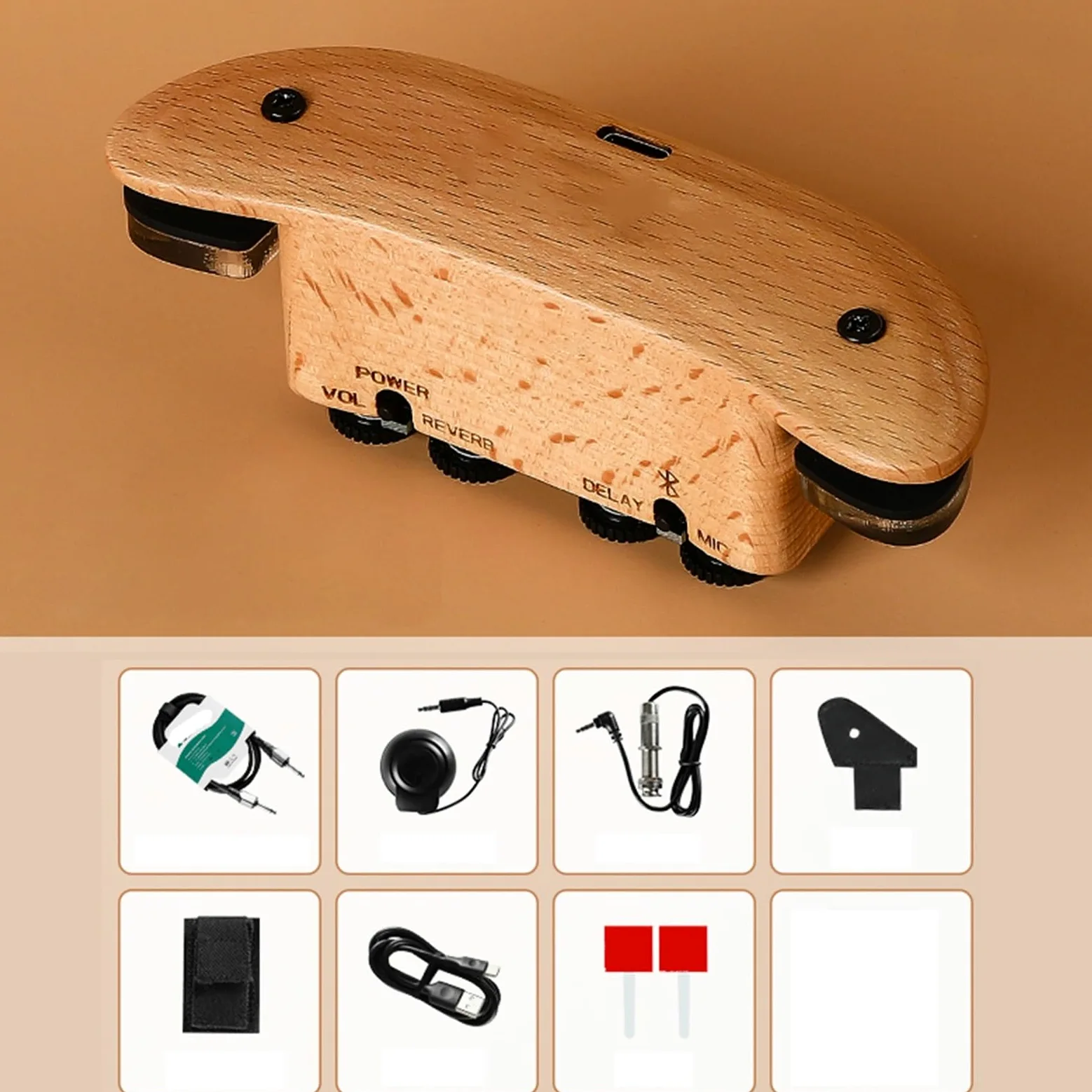 Pickup Per Chitarra Pickup A Vibrazione Per Chitarra Acustica Folk Drum Machine Con Vibrazione Migliorata Senza Fori Per Suonare Le Dita