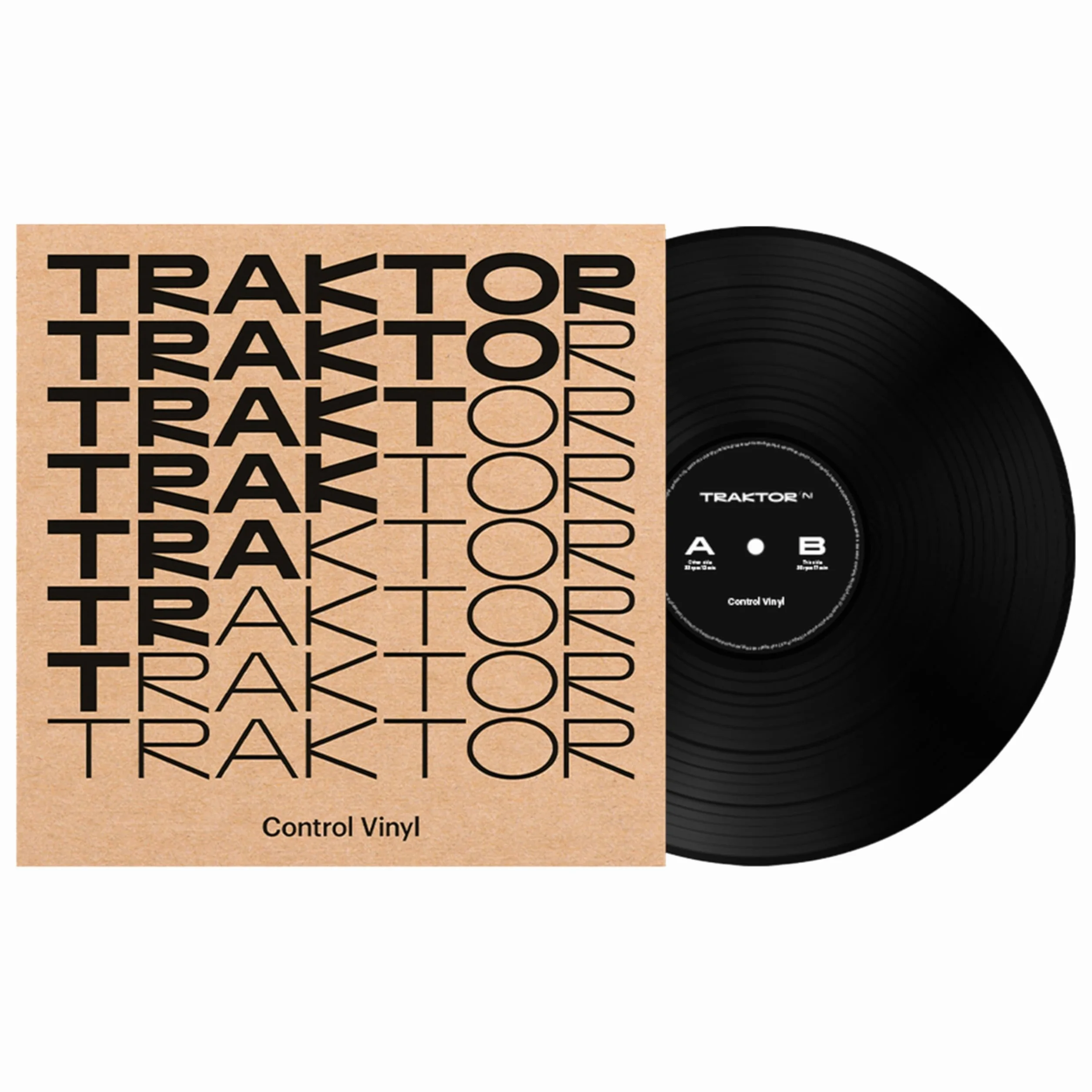 Native Instruments TRAKTOR Control Vinyl MK2 2024 Edition, black - Accessorio per DJ