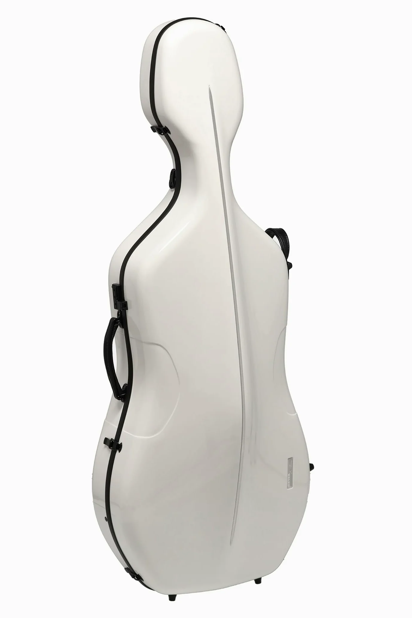 Gewa Astuccio per Violoncello AIR 3,9 kg bianco/bordeaux, Made in Germania, estremamente infrangibile, migliori proprietà di isolamento