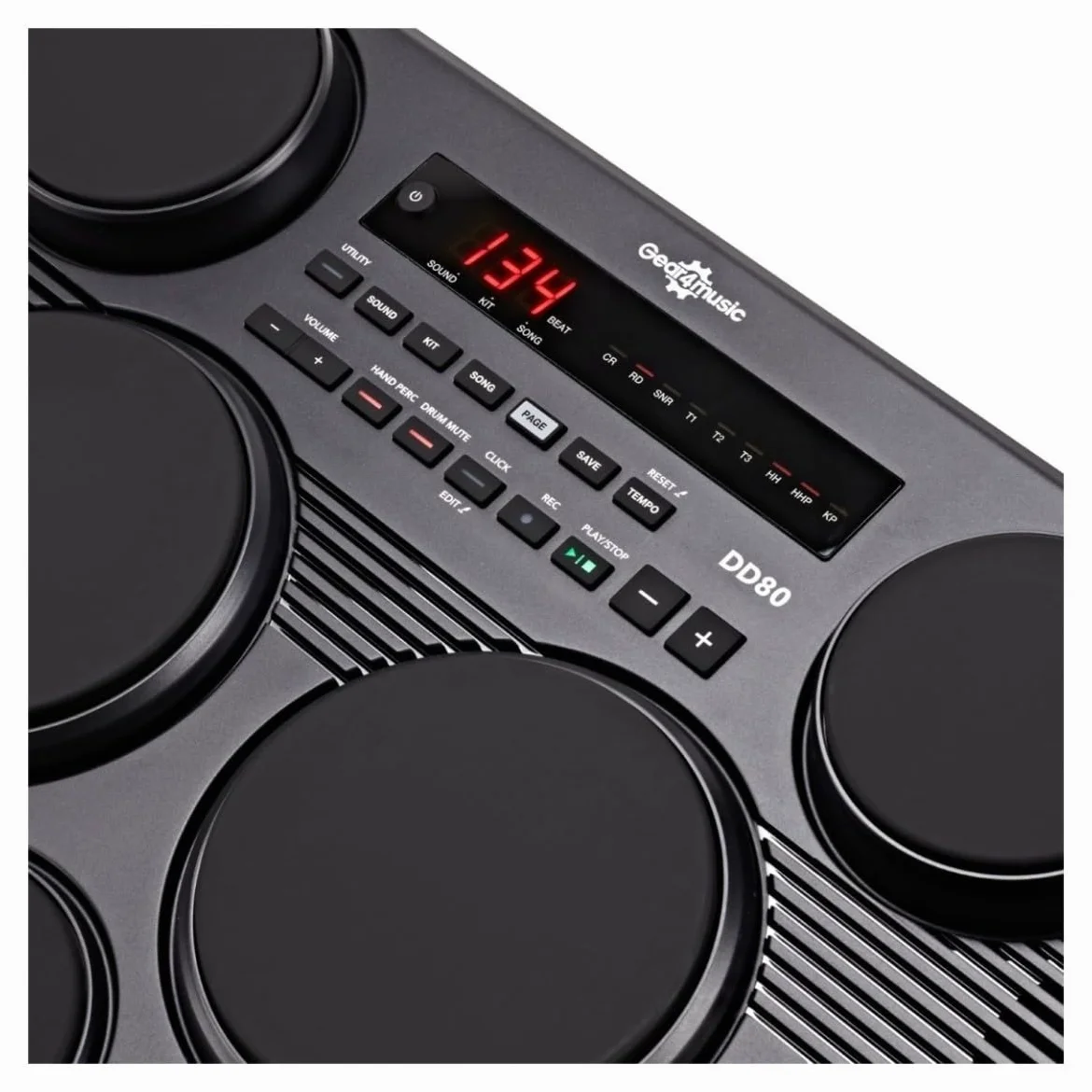 Batteria Elettronica Portatile con Cuffie DD70 di Gear4music