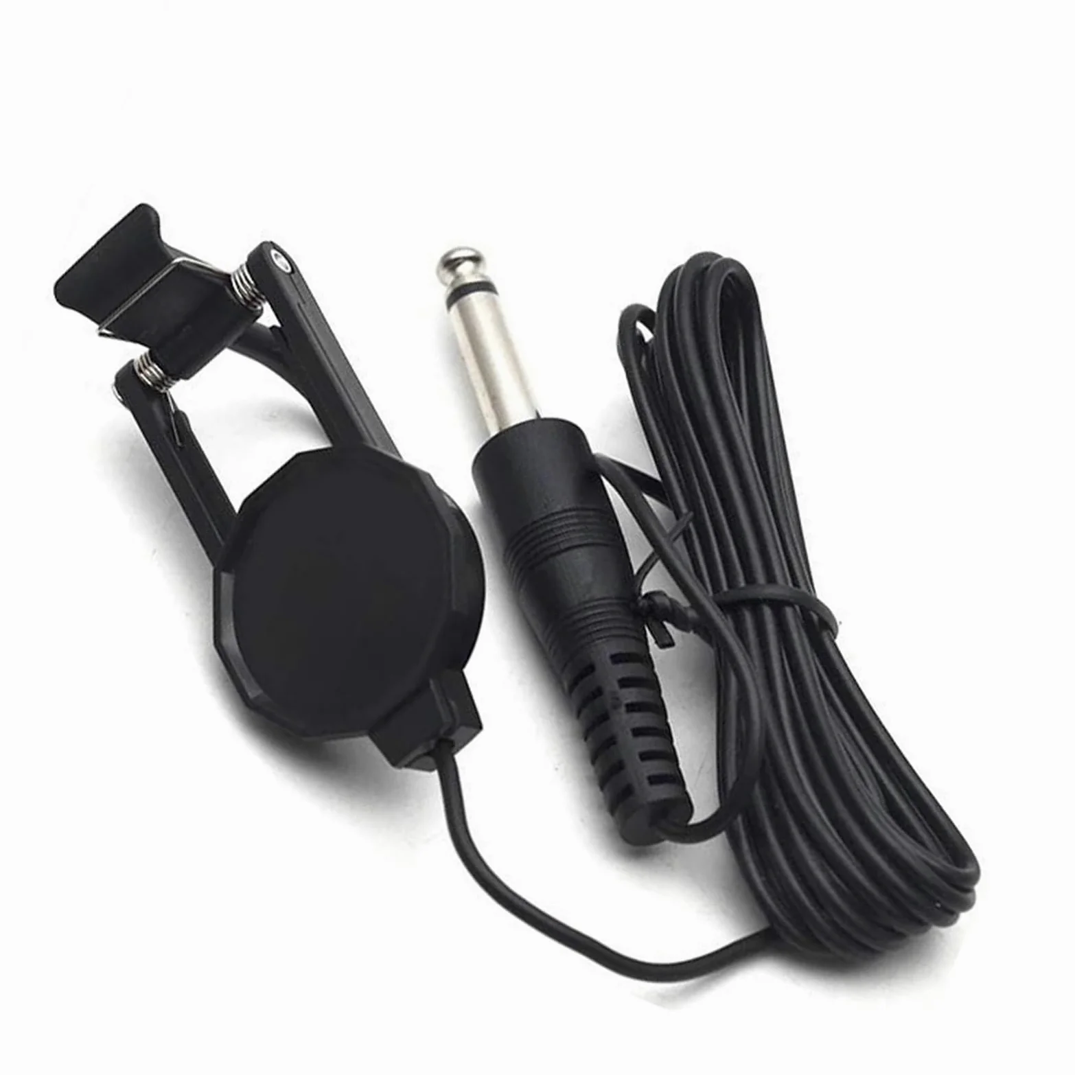 10 Pezzi Clip-on Chitarra Acustica Classica Violino Pickup Buca Con Spina Da 6,35 Mm Pickup Standard