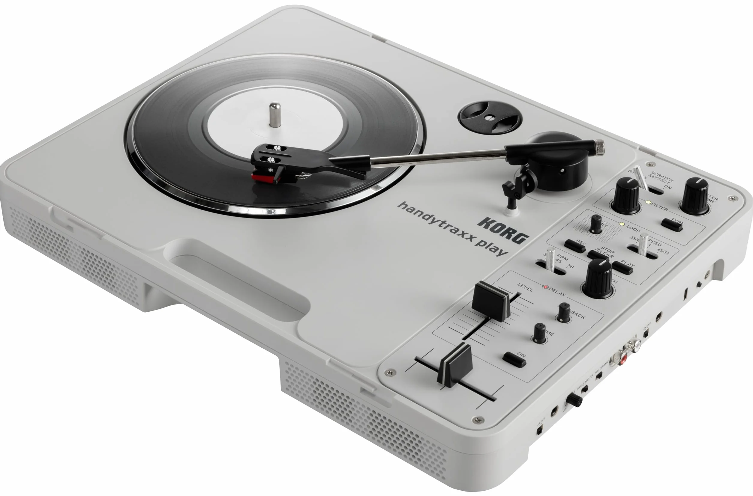 Korg - handytraxx play - Giradischi Portatile per DJ con Altoparlante ed Effetti Digitali