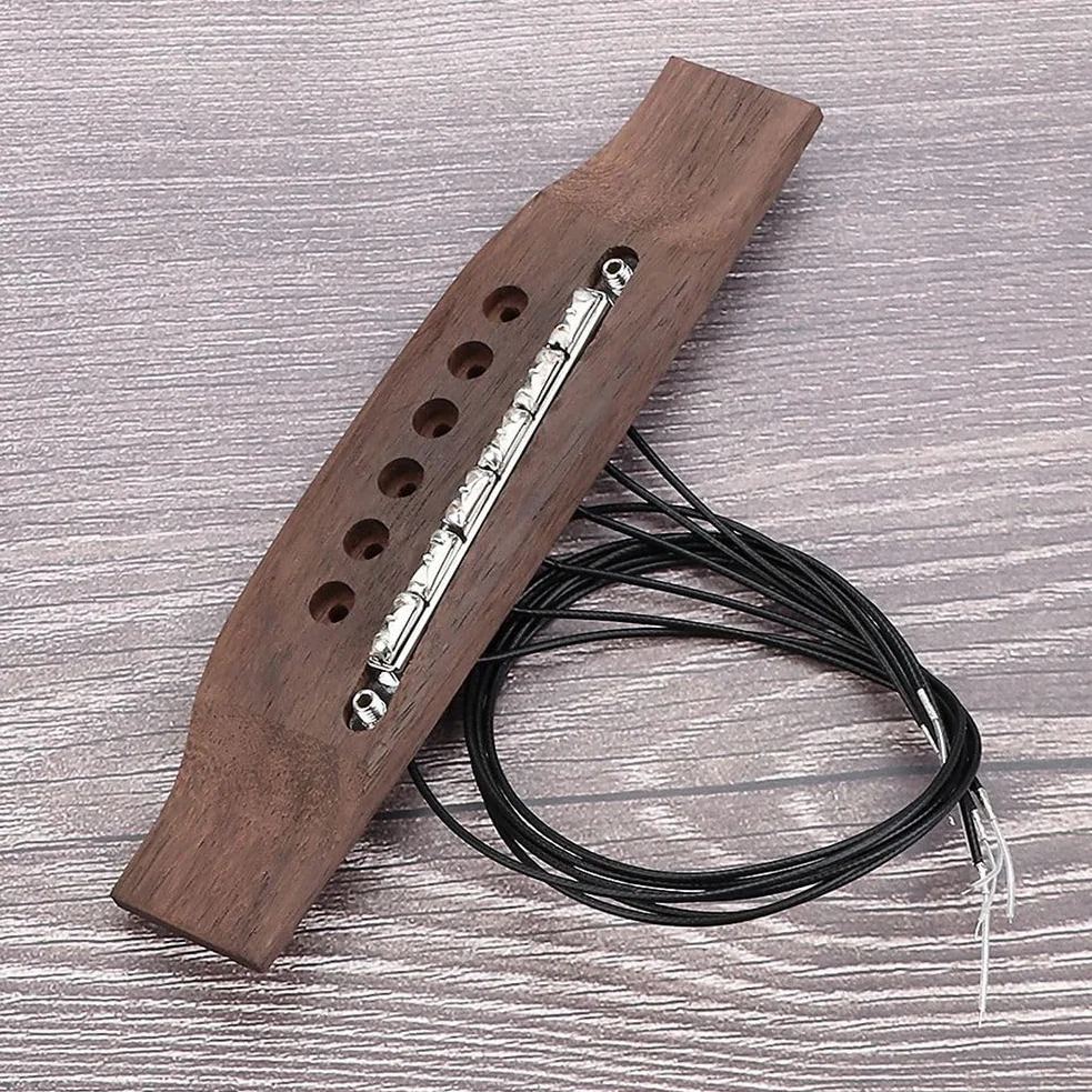 Pickups A Ponte Piezoelettrici per Chitarre Acustiche 6 Corde Componenti di Ricambio Qualità del Suono Granulosa per Chitarra Elettrica.