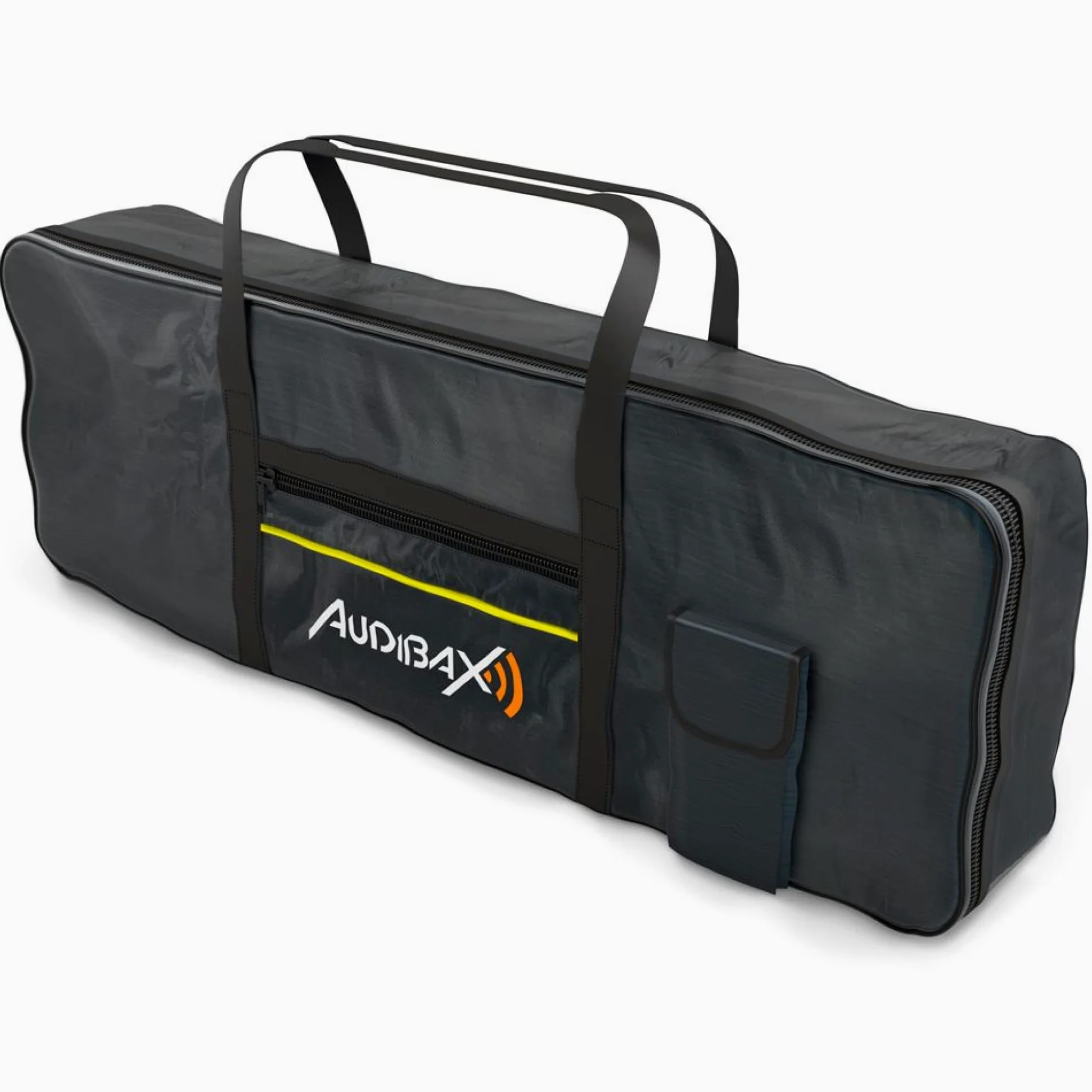 Audibax Onyx Pack - Supporto, Panca e Custodia per Pianoforti e Tastiere a 61 Tasti - Supporto Professionale a Forbice Singola + Panca Pieghevole per Pianoforte + Custodia per Pianoforte Digitale