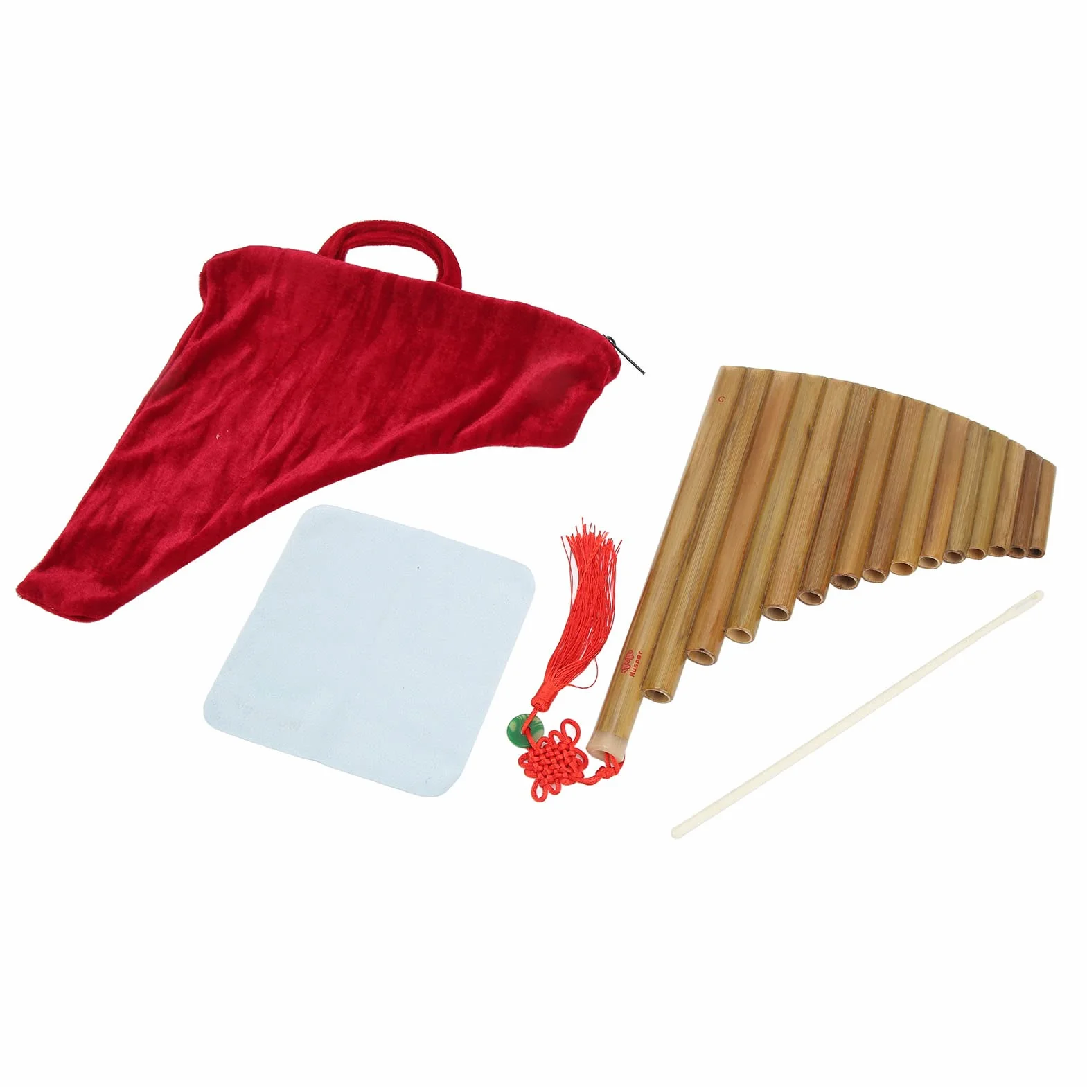 Flauto di Pan, flauto di Pan a 15 tubi ecologico privo di inquinamento per principianti per giocare(Mano destra) Suonare strumenti musicali