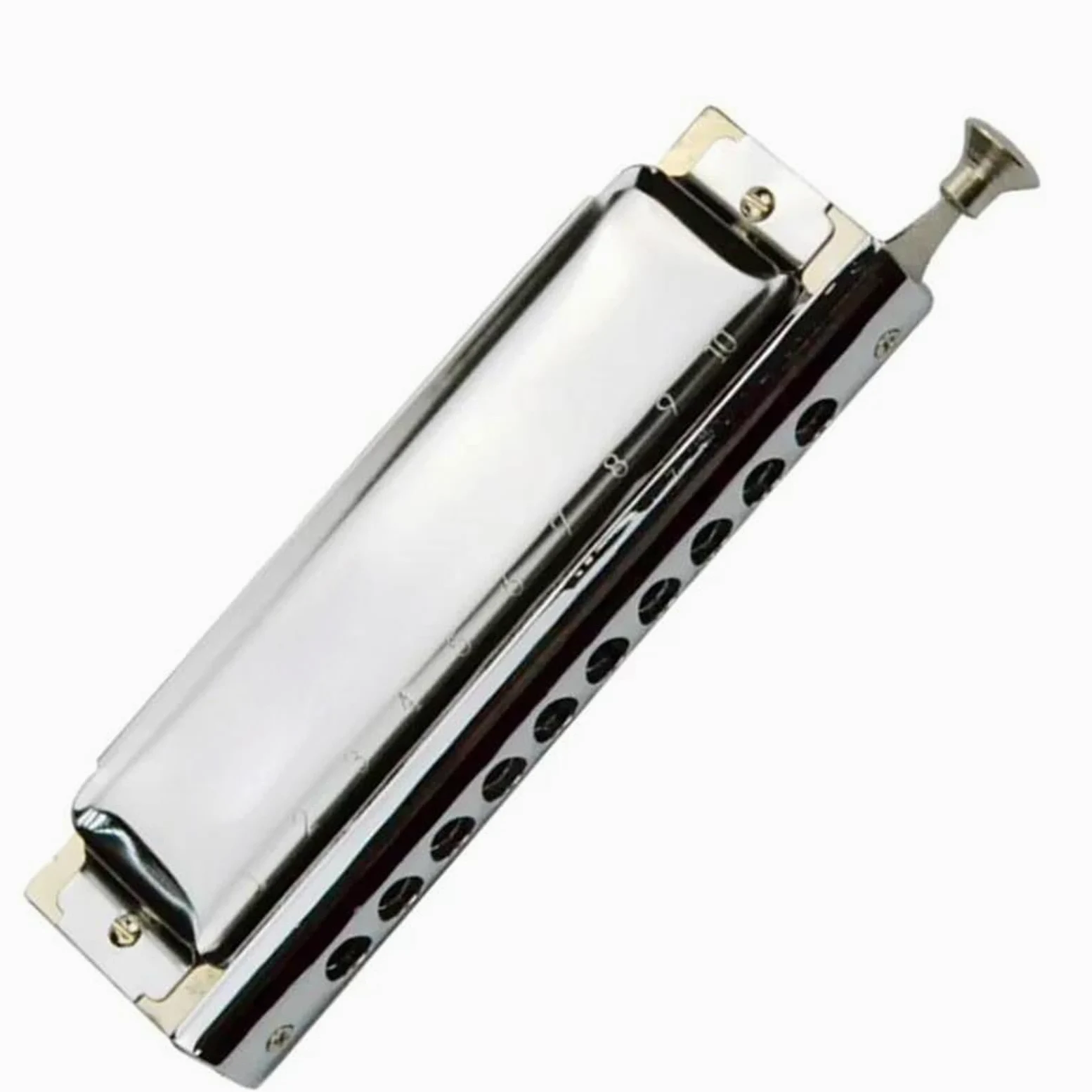 armonica a bocca Armonica A 10 Fori Arpa Cromatica Chiave Di Fisarmonica Per Strumento Musicale C