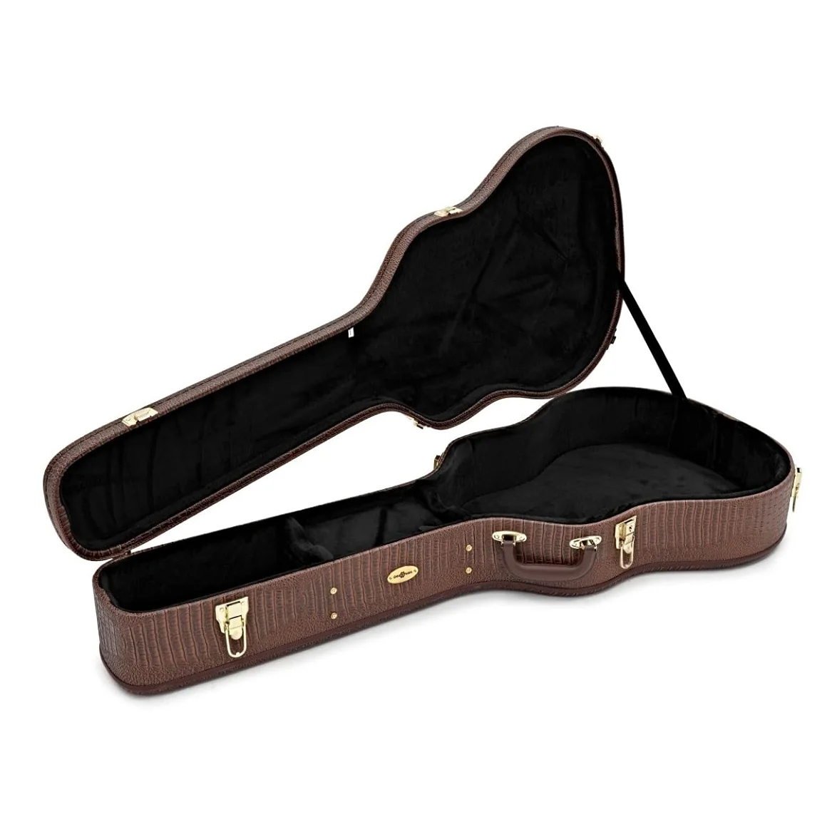 gear4music Custodia rigida per chitarra jazz per chitarre Arch Top