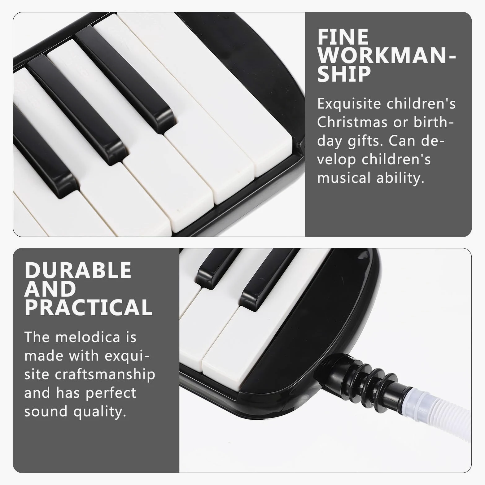 MAGICLULU Melodica Tasti Strumento Melodico Per Principianti Ragazzo Ragazza Adulti Realizzato Materiali Di Robusto e Durevole