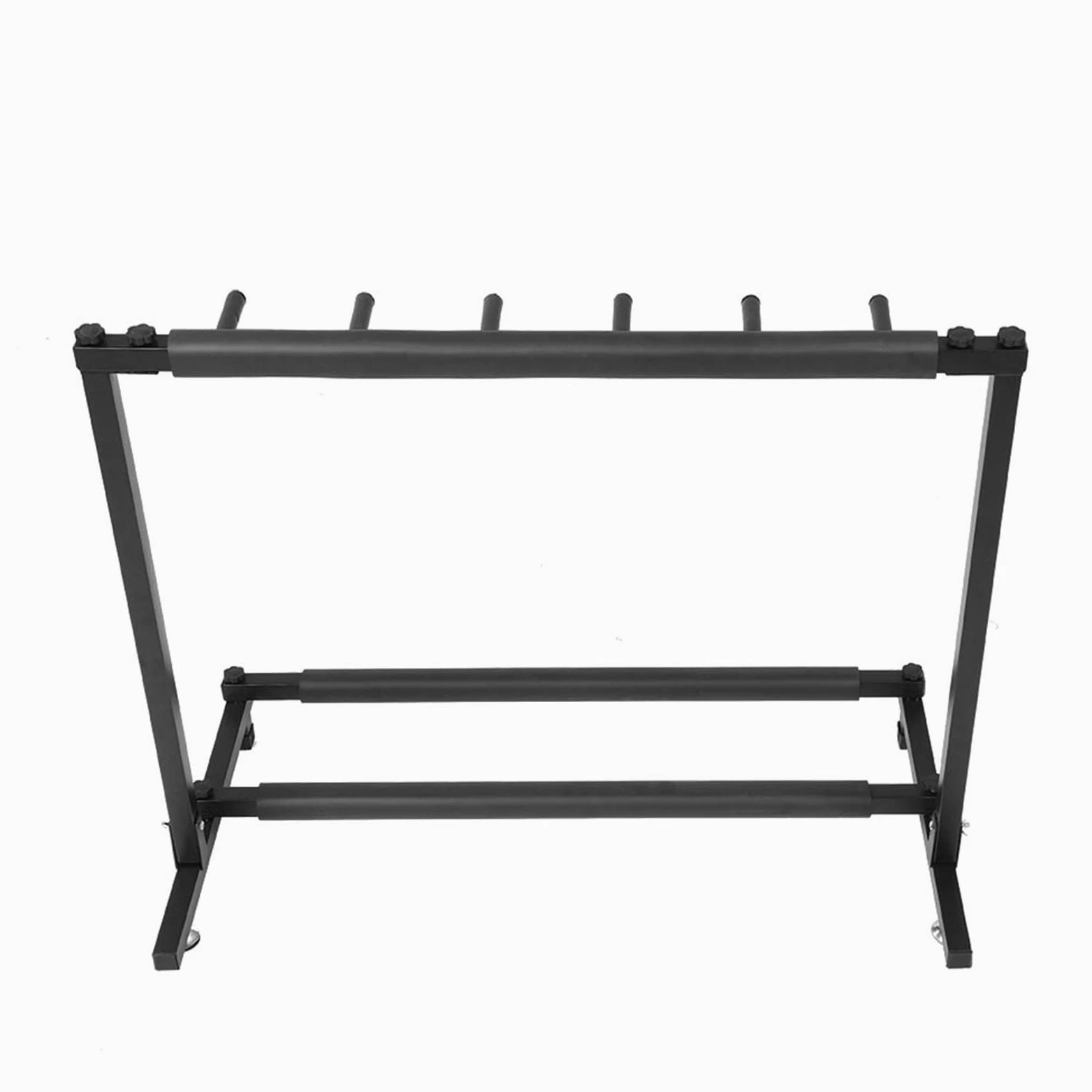 Luqeeg Espositore per Chitarre, Porta-Chitarre Multiuso, Accessorio per Strumenti Musicali Ideale per Sale Prove Negozi Collezionisti o Qualsiasi Altro Ambiente (5 teste)