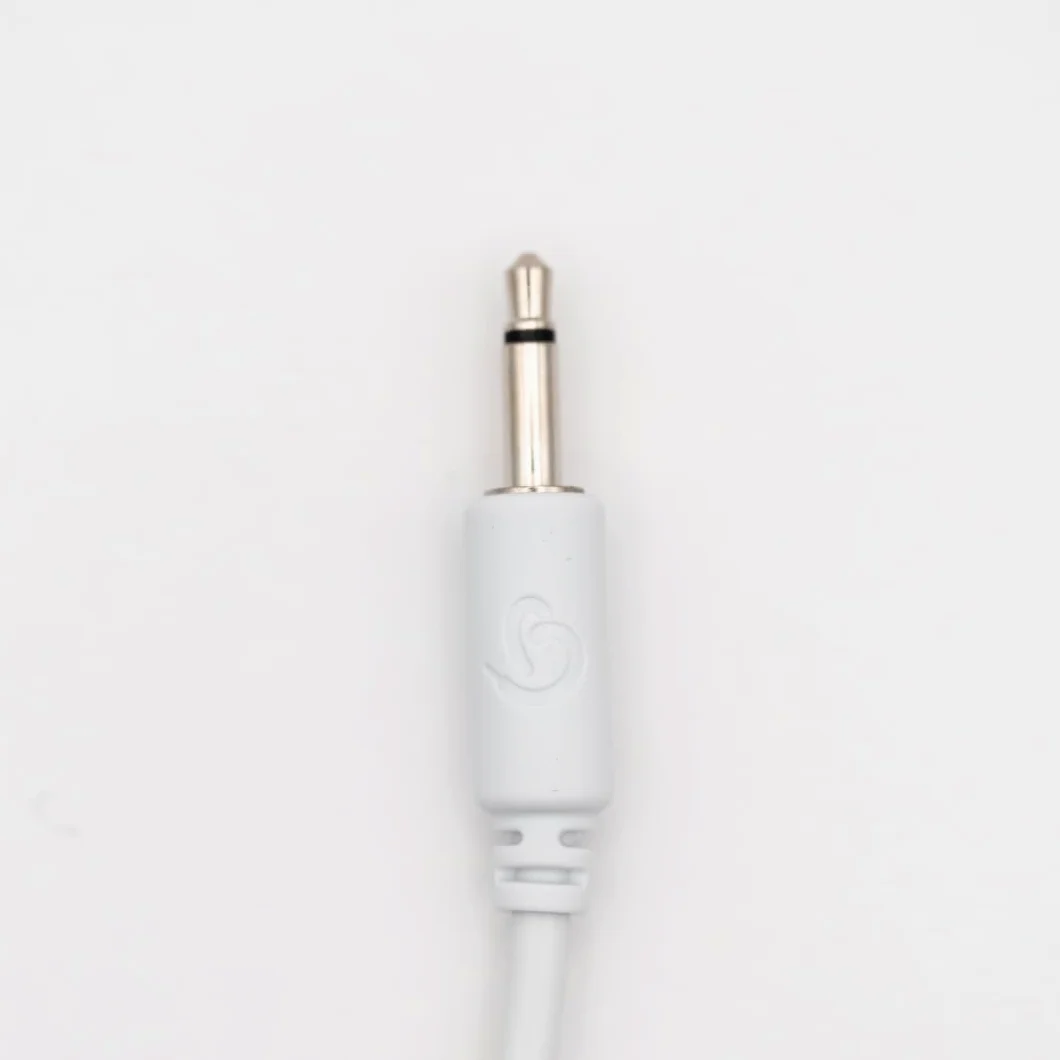 15 Cavi Patch Eurorack 9cm - TS 3,5mm Mono - Testati Singolarmente - Bianco