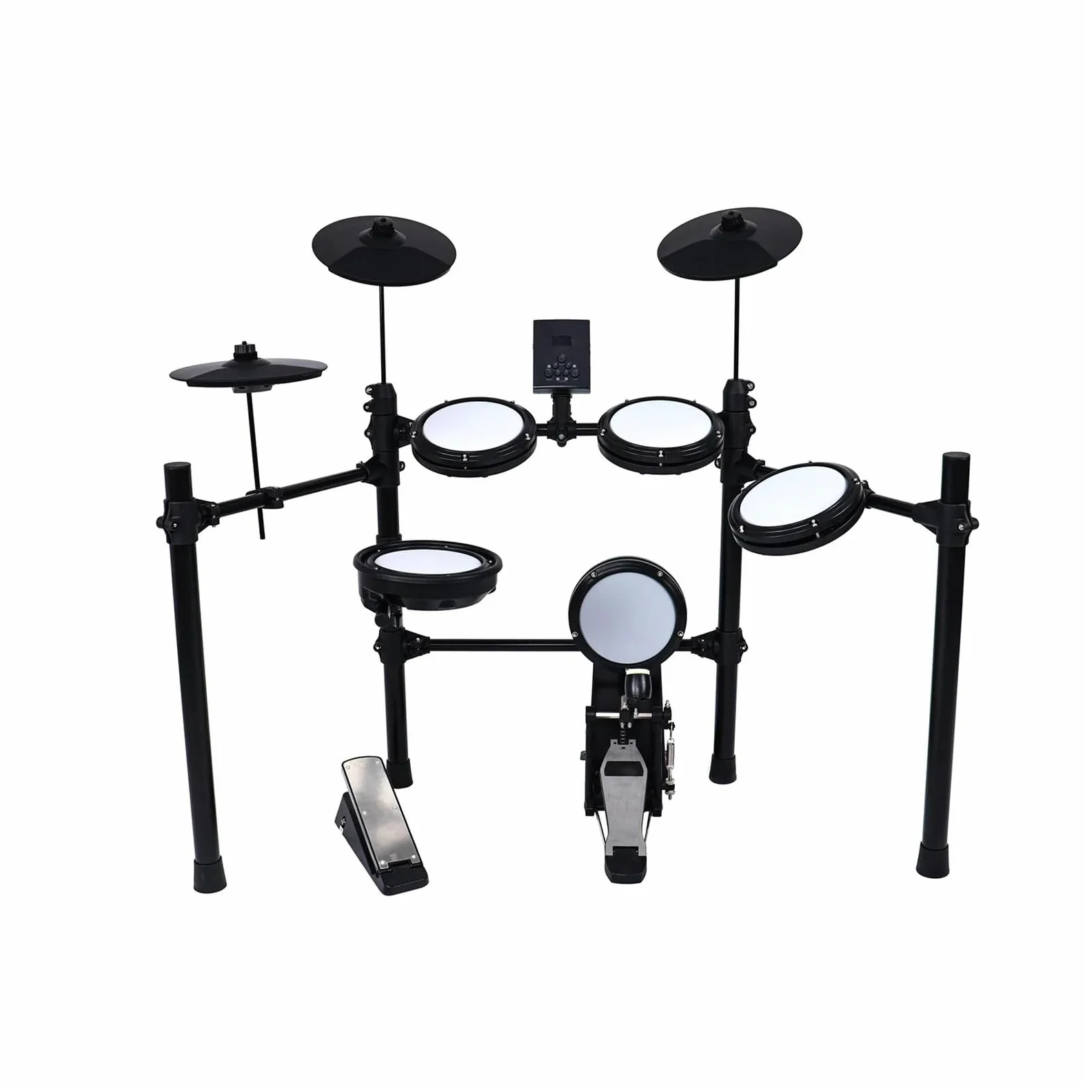 Kit di batteria elettronica Tipo di prestazione Set di batteria elettronica portatile completamente in mesh Cinque tamburi Tre piatti Batteria digitale Set di batteria elettronica professionale