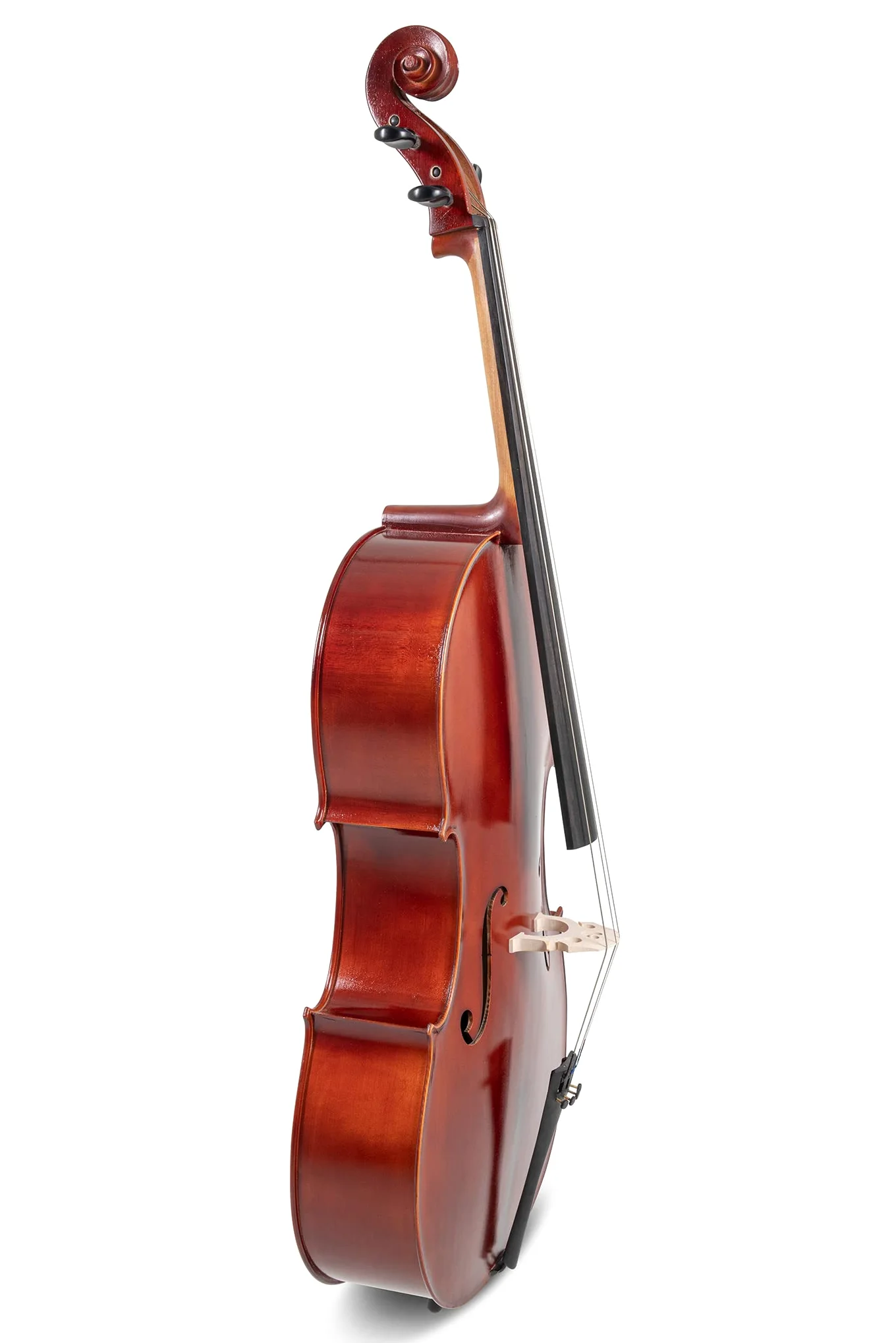 PURE GEWA Set violoncello EW Set in ebano - Violoncello 4/4, Set pronto per suonare, incl. borsa per violoncello, arco, colofonia, cordiera con regolatori di precisione, puntale