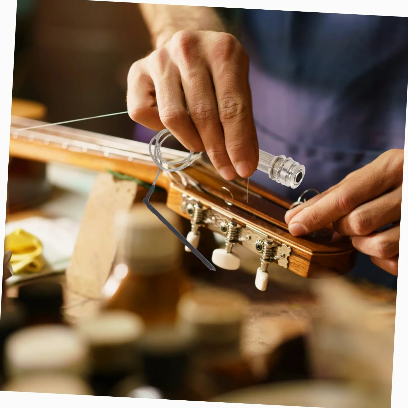 TOYANDONA 5pezzi Pickup Acustico Piezoelettrico Per Chitarra Strumento Musicale Multifunzionale Senza Batteria Design Facile Da Usare Accessorio Per Chitarra Folk e Ukulele Cattura Suono e