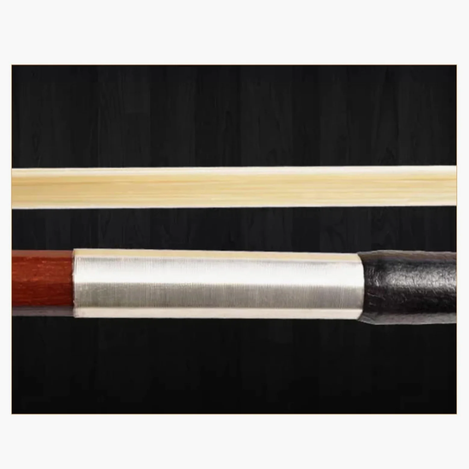 Arco Per Pratica Del Violino Arco per violino accessori per asta per arco ottagonale coda di cavallo naturale 1/2/3/4/8 arco per violino per principianti(1/8)