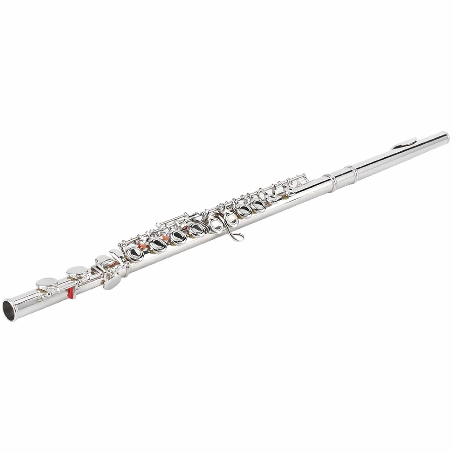 Flauto d'argento Argento sterlina Test professionale Riproduzione di strumenti musicali Supporto per principianti Adulti