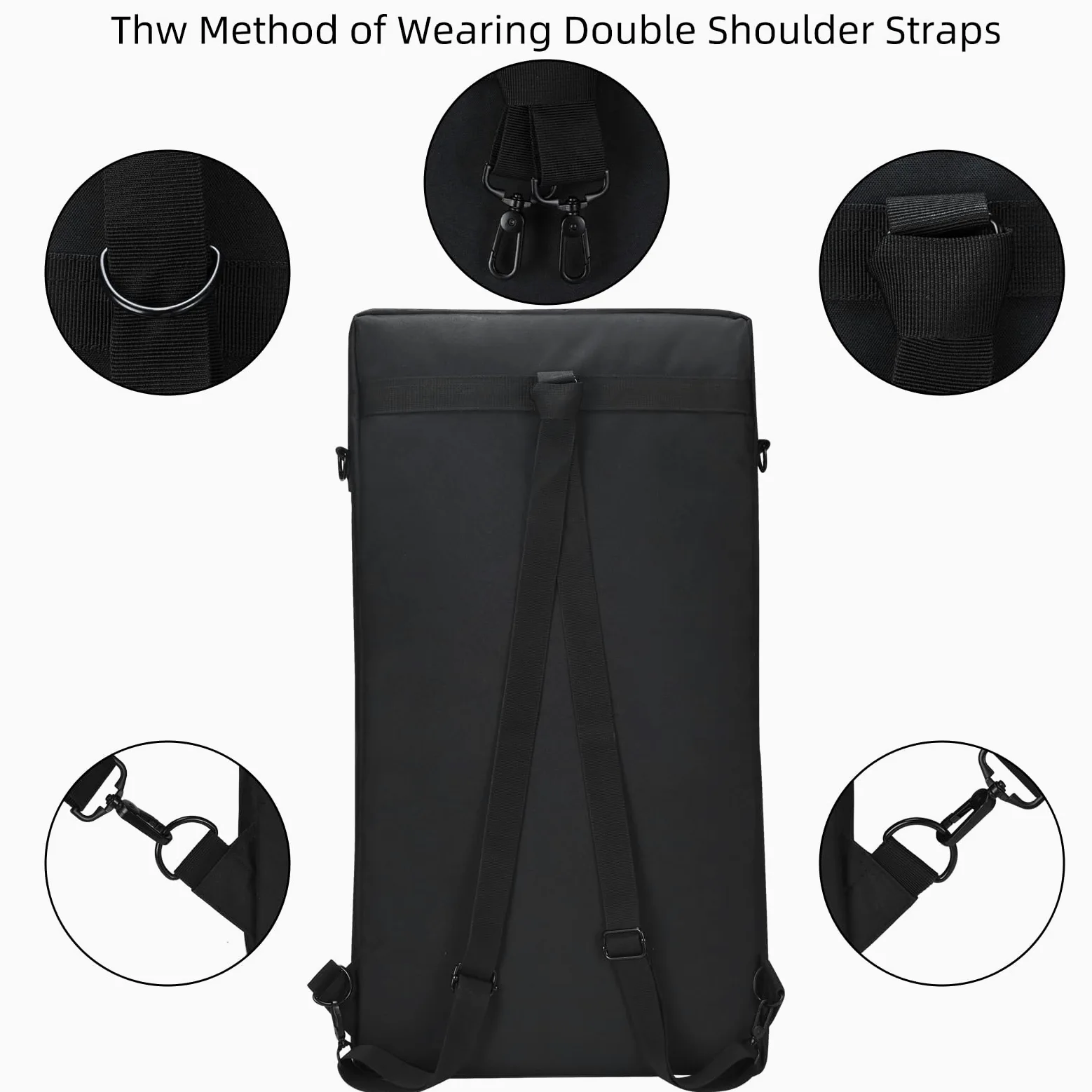 Consolle per DJ Borsa Custodie per Pioneer DJ DDJ-FLX6/DDJ SX SX2 SX3,Custodia da Viaggio Portatile di Ricambio con Tracolla e Trasporto,Borse per Cuffie,Tablet,Cavo,Caricabatterie (Nero)