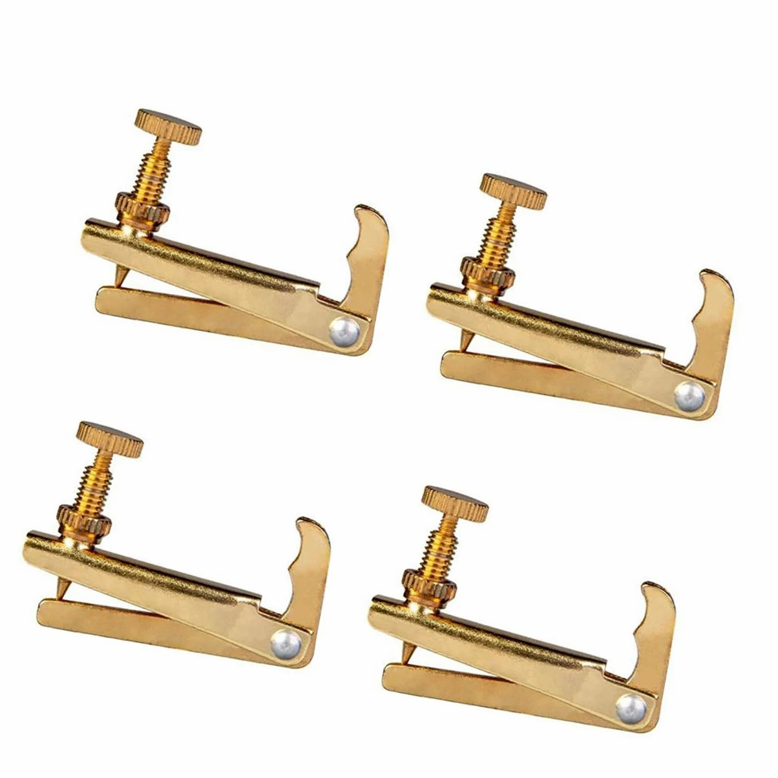 accessori violino 20 pezzi di accordatori fini per violino dorato 4/4 accessori per parti di violino