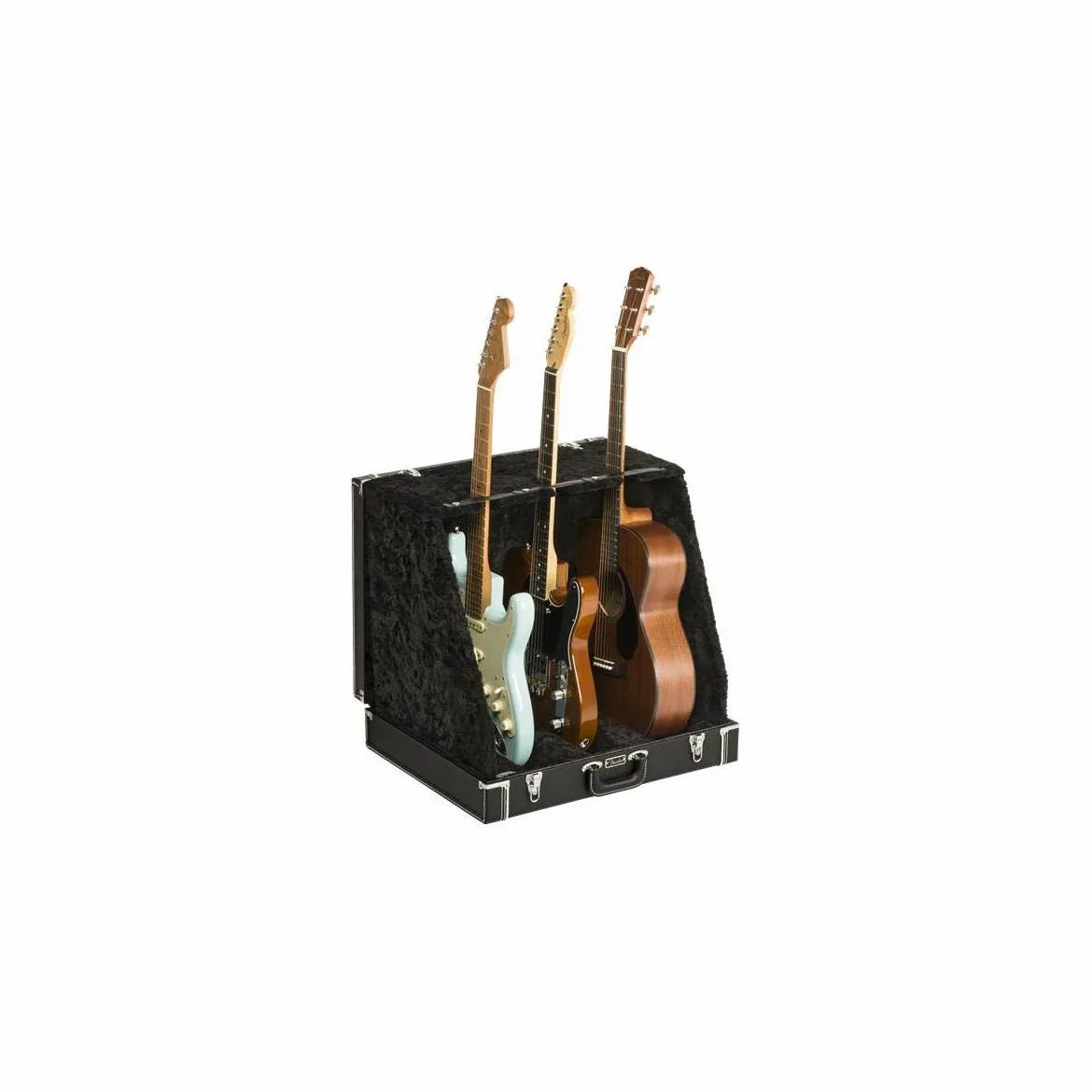 Fender Classic Case Stand, Black, Stand per fino a 3 chitarre