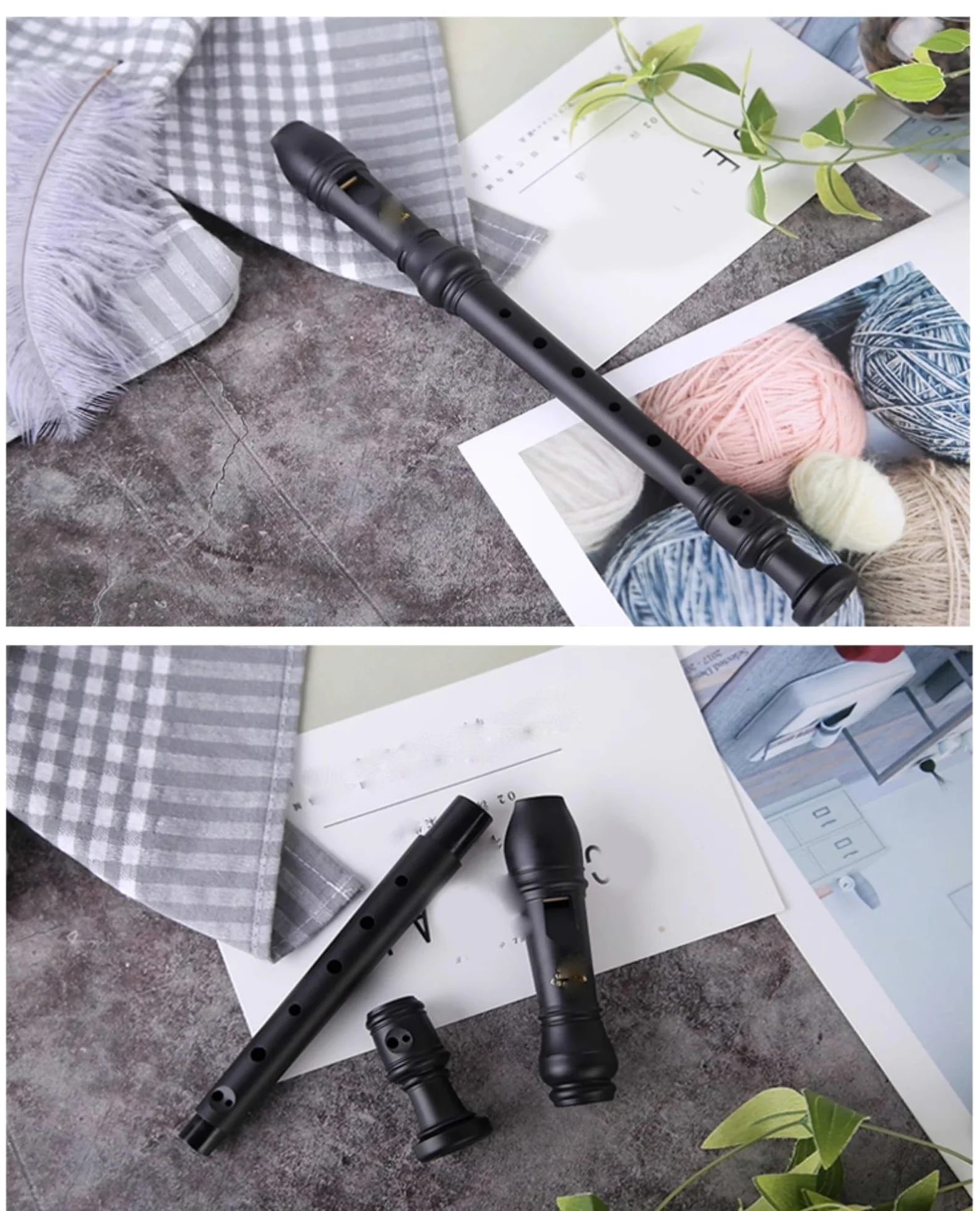 Flauto Dolce Professionale Strumento A Fiato In Stile Barocco Con Registratore A 8 Fori In Do Acuto